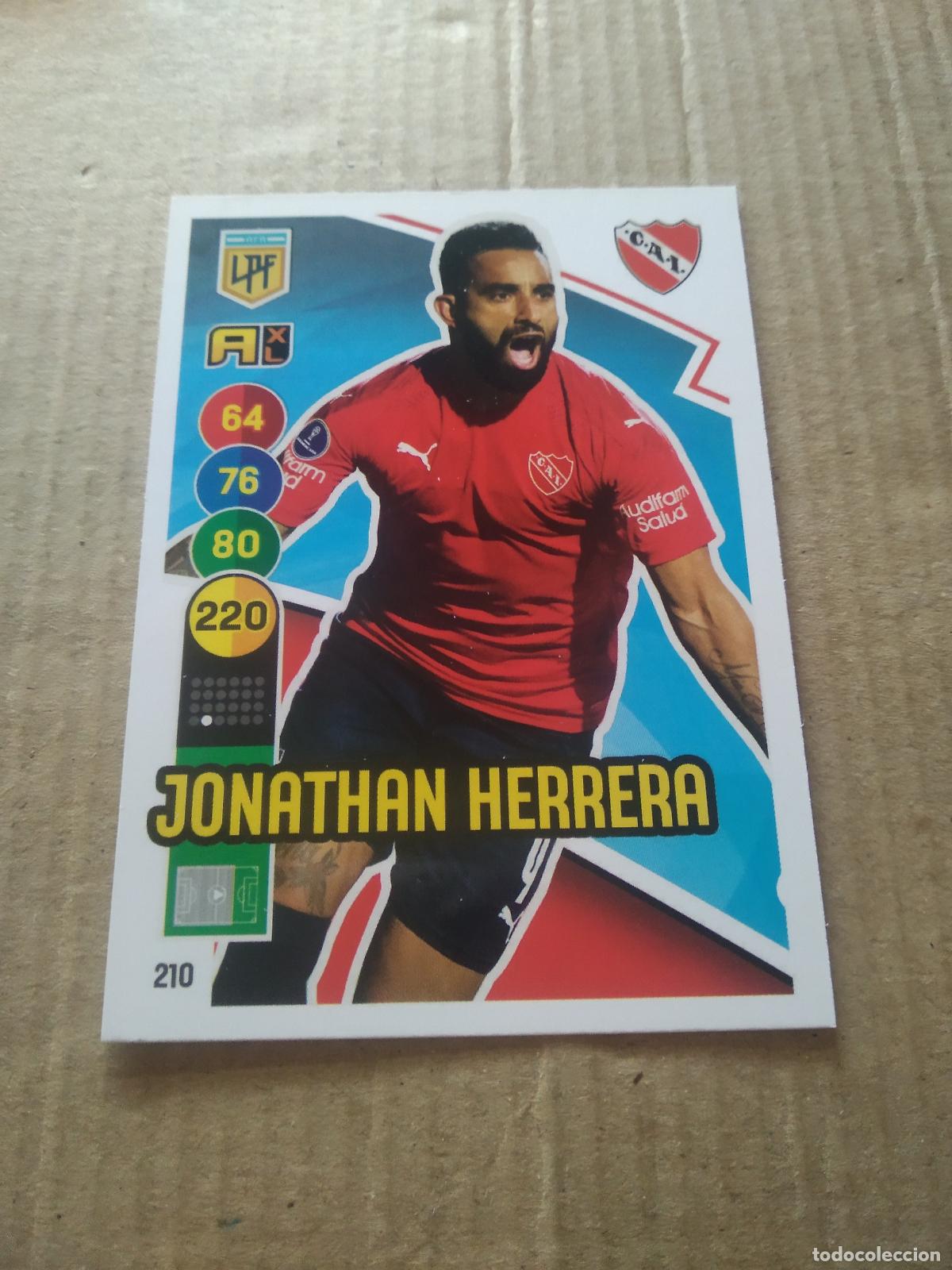 Cromos de F&uacute;tbol: 210 JONATHAN HERRERA INDEPENDIENTE CROMO FUTBOL ARGENTINO PANINI LIGA ARGENTINA 2021 ADRENALYN