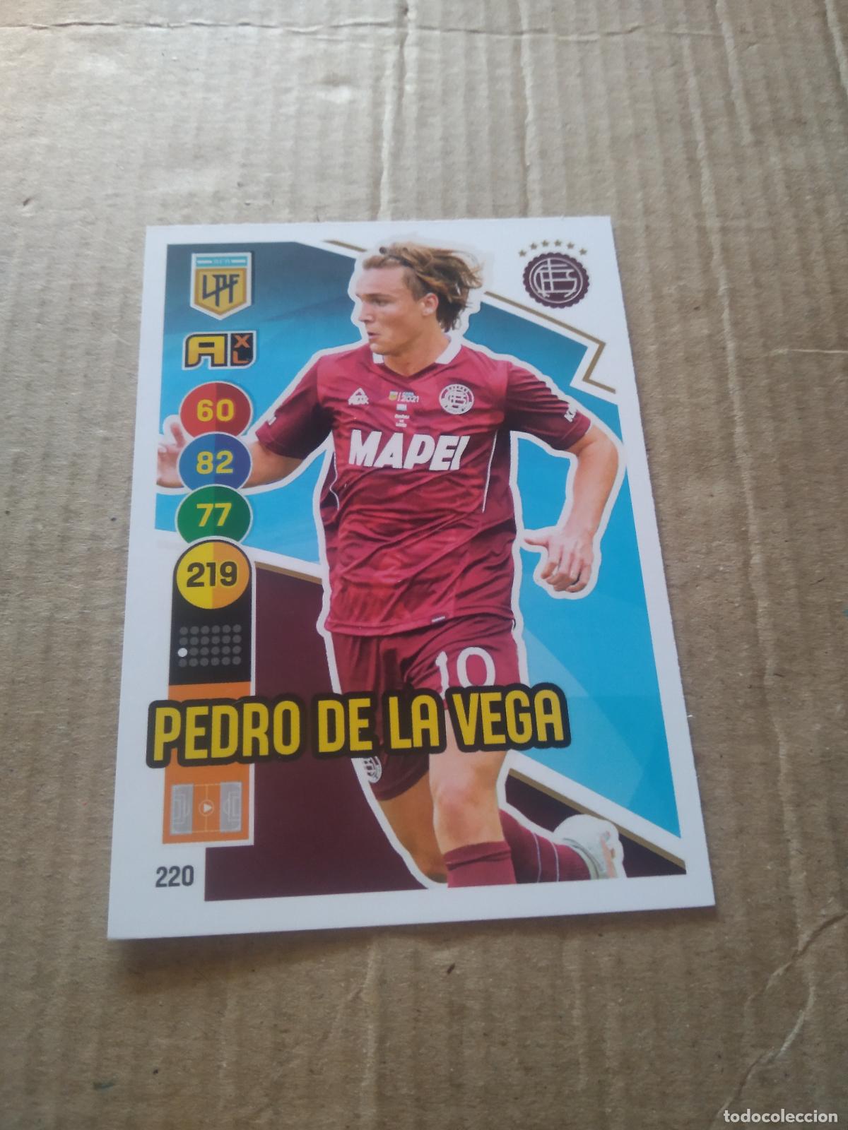 Cromos de F&uacute;tbol: 220 PEDRO DE LA VEGA LANUS CROMO FUTBOL ARGENTINO PANINI LIGA ARGENTINA 2021 ADRENALYN