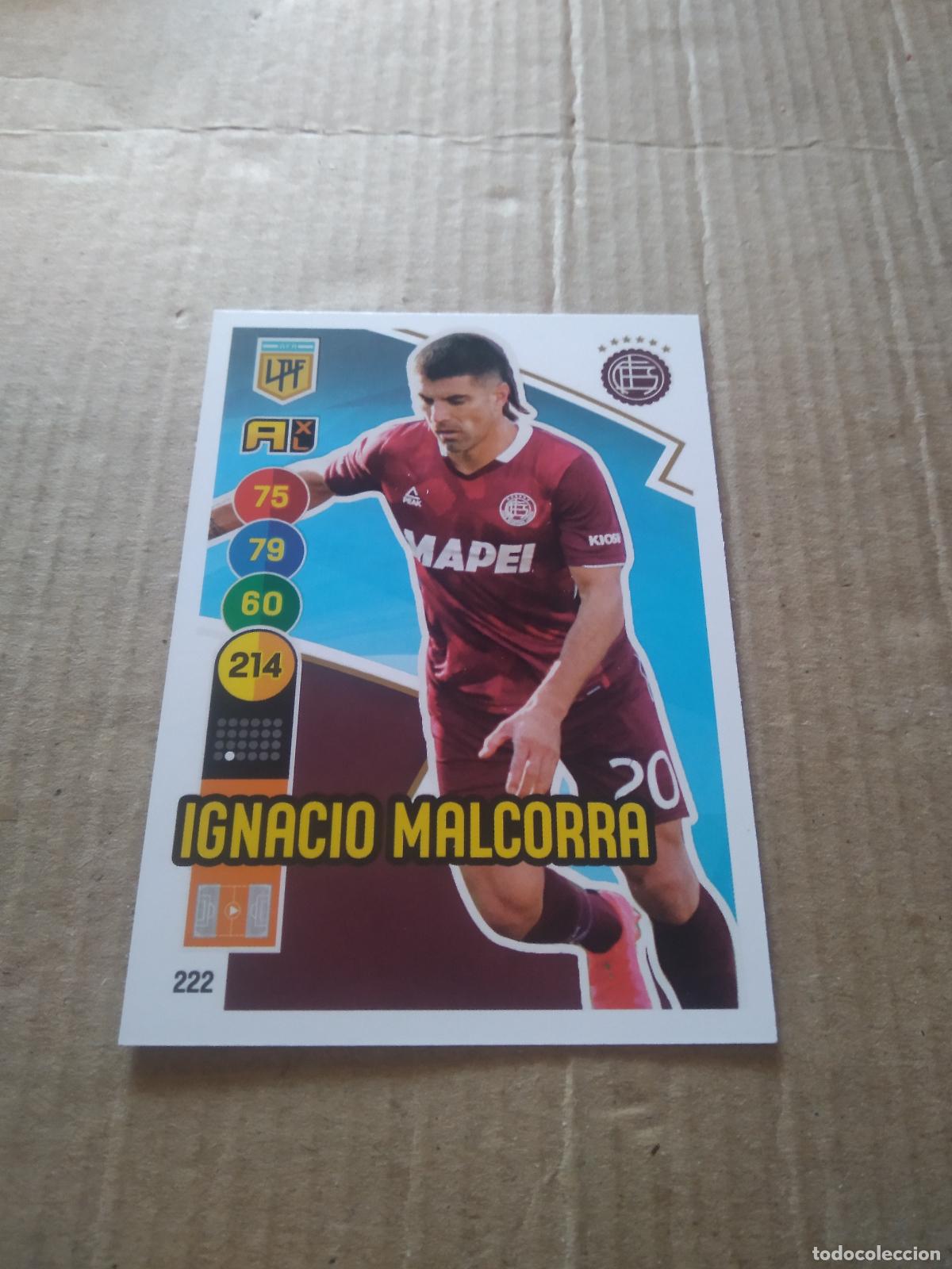 Cromos de F&uacute;tbol: 222 IGNACIO MALCORRA LANUS CROMO FUTBOL ARGENTINO PANINI LIGA ARGENTINA 2021 ADRENALYN