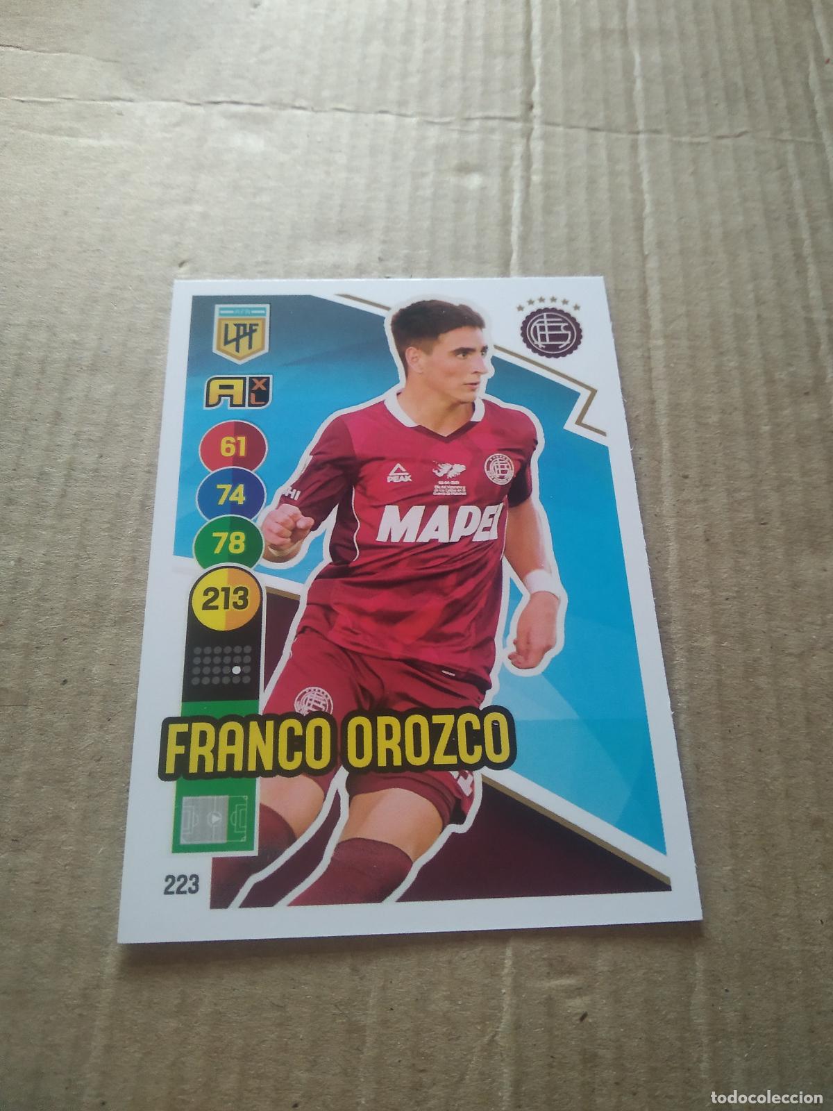 Cromos de F&uacute;tbol: 223 FRANCO OROZCO LANUS CROMO FUTBOL ARGENTINO PANINI LIGA ARGENTINA 2021 ADRENALYN
