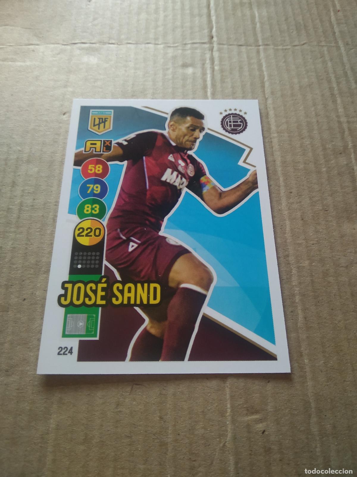 Cromos de F&uacute;tbol: 224 JOSE SAND LANUS CROMO FUTBOL ARGENTINO PANINI LIGA ARGENTINA 2021 ADRENALYN