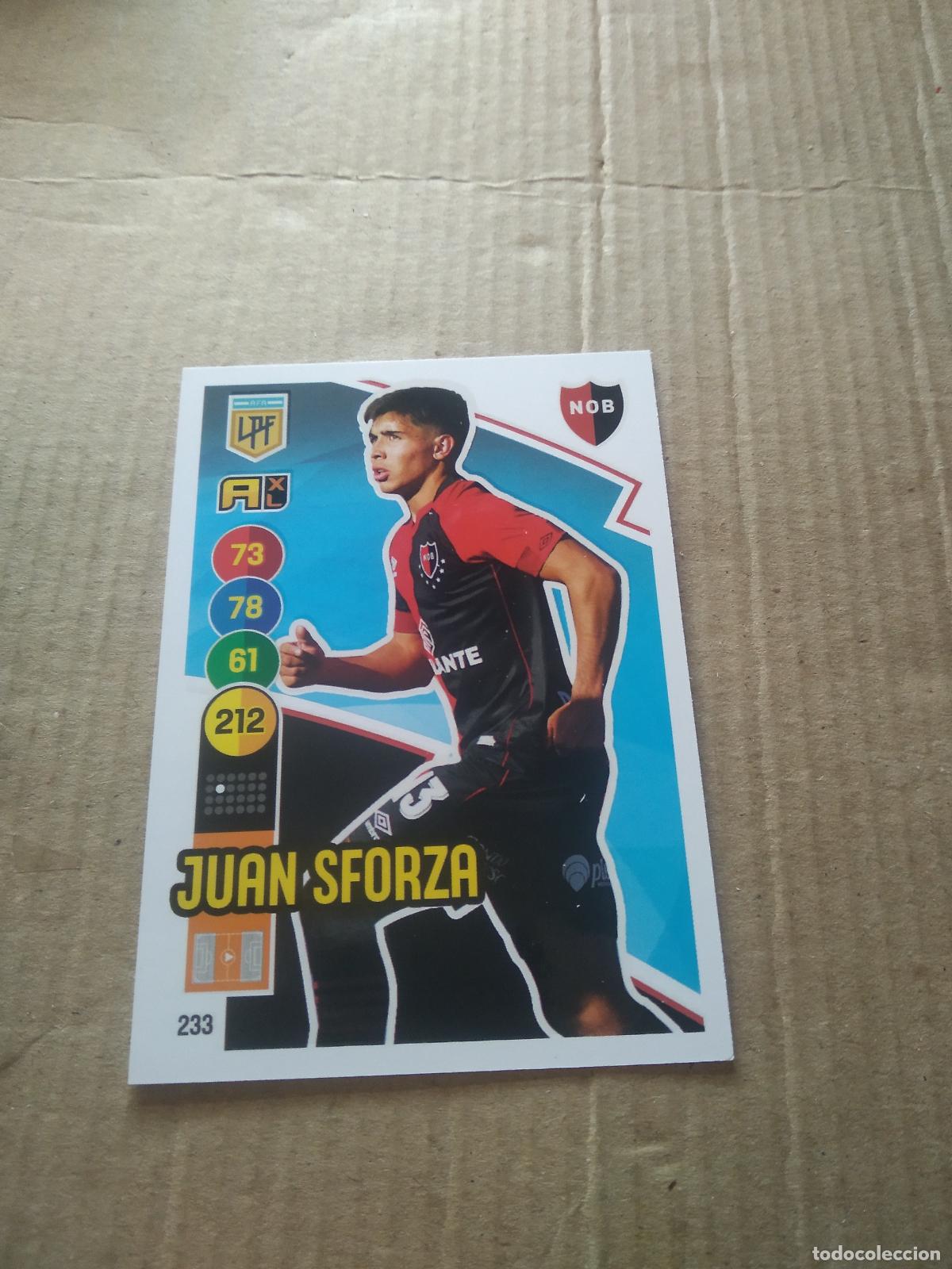 Cromos de Futebol: 233 JUAN SFORZA NEWELL'S CROMO FUTBOL ARGENTINO PANINI LIGA ARGENTINA 2021 ADRENALYN