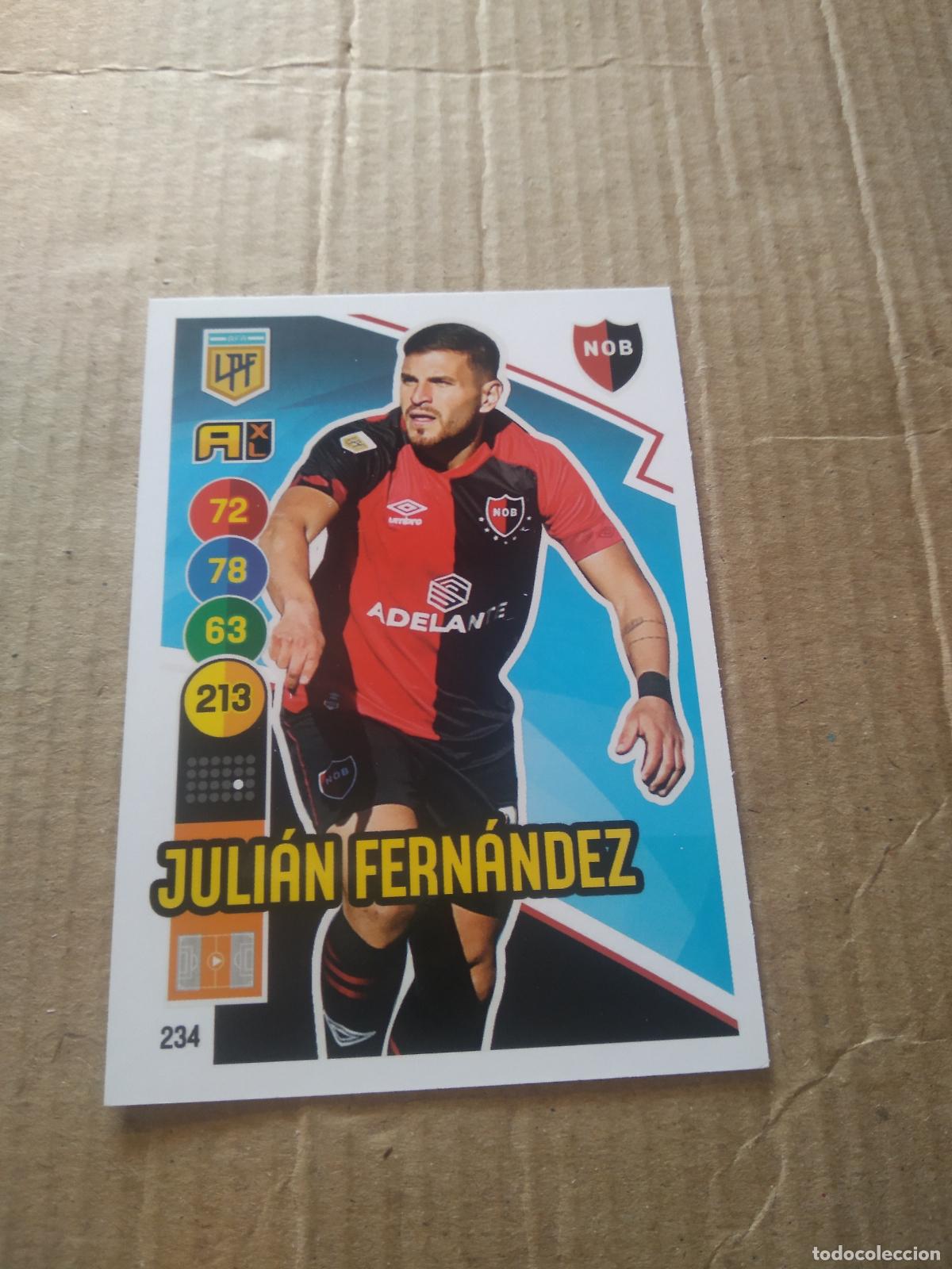 Cromos de Futebol: 234 JULIAN FERNANDEZ NEWELL'S CROMO FUTBOL ARGENTINO PANINI LIGA ARGENTINA 2021 ADRENALYN