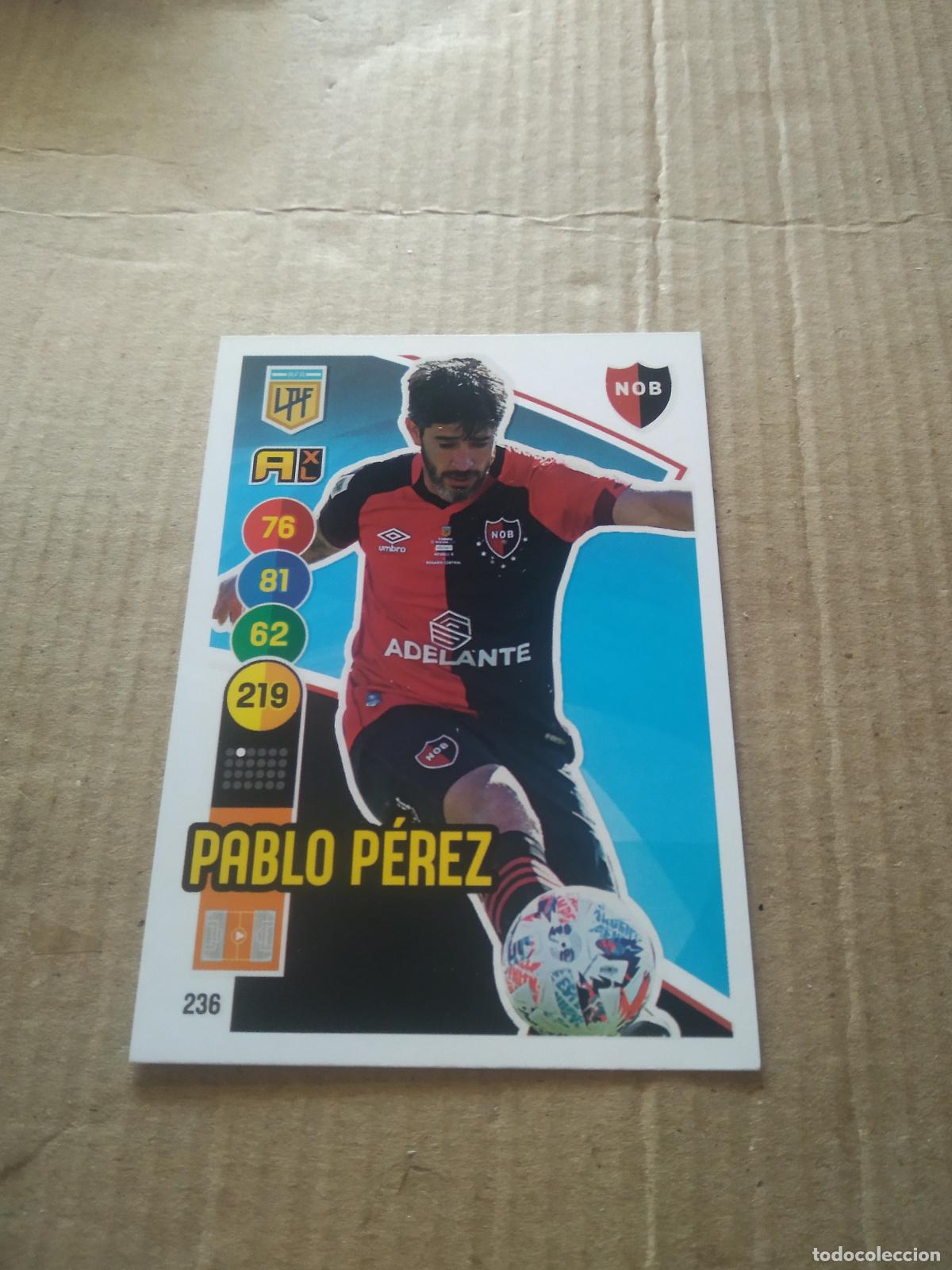 Cromos de Futebol: 236 PABLO PEREZ NEWELL'S CROMO FUTBOL ARGENTINO PANINI LIGA ARGENTINA 2021 ADRENALYN