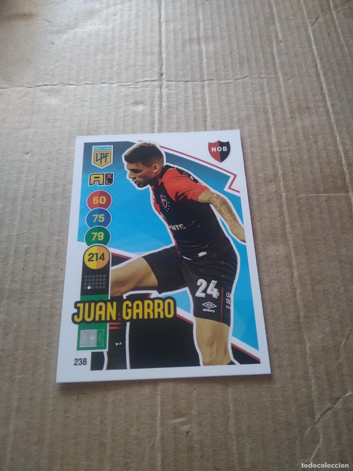 Fu&szlig;ball-Sticker: 238 JUAN GARRO NEWELL'S CROMO FUTBOL ARGENTINO PANINI LIGA ARGENTINA 2021 ADRENALYN