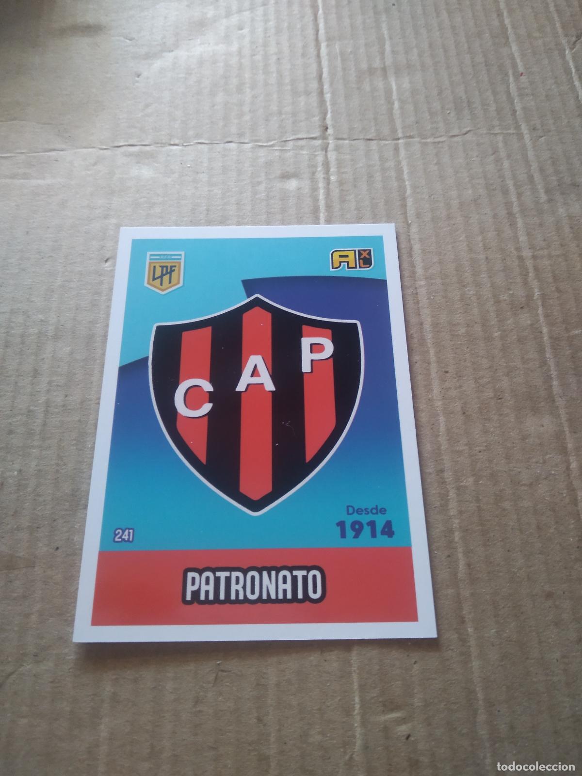 Fu&szlig;ball-Sticker: 241 PATRONATO ESCUDO CROMO FUTBOL ARGENTINO PANINI LIGA ARGENTINA 2021 ADRENALYN