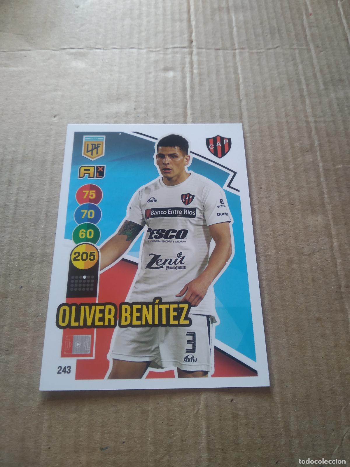 Fu&szlig;ball-Sticker: 243 OLIVER BENITEZ PATRONATO CROMO FUTBOL ARGENTINO PANINI LIGA ARGENTINA 2021 ADRENALYN