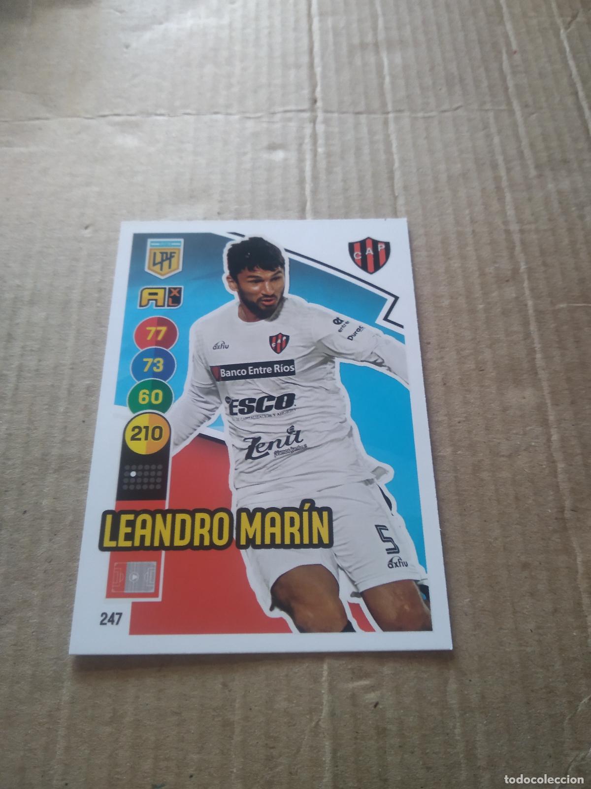 Fu&szlig;ball-Sticker: 247 LEANDRO MARIN PATRONATO CROMO FUTBOL ARGENTINO PANINI LIGA ARGENTINA 2021 ADRENALYN