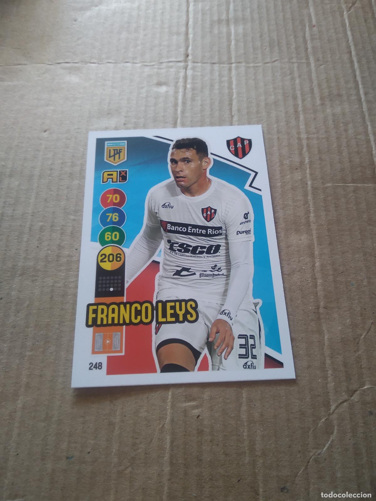 Fu&szlig;ball-Sticker: 248 FRANCO LEYS PATRONATO CROMO FUTBOL ARGENTINO PANINI LIGA ARGENTINA 2021 ADRENALYN