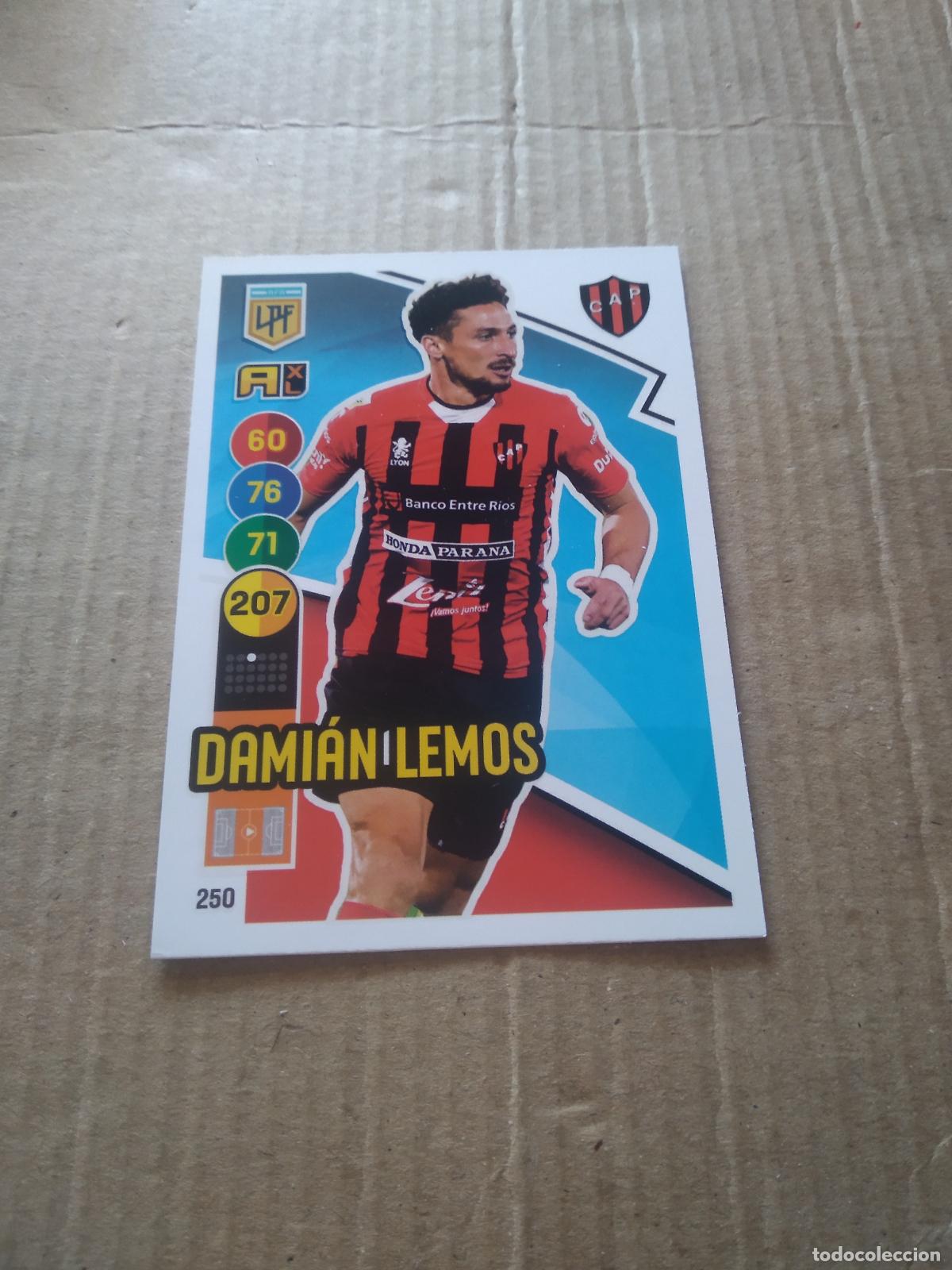 Fu&szlig;ball-Sticker: 250 DAMIAN LEMOS PATRONATO CROMO FUTBOL ARGENTINO PANINI LIGA ARGENTINA 2021 ADRENALYN