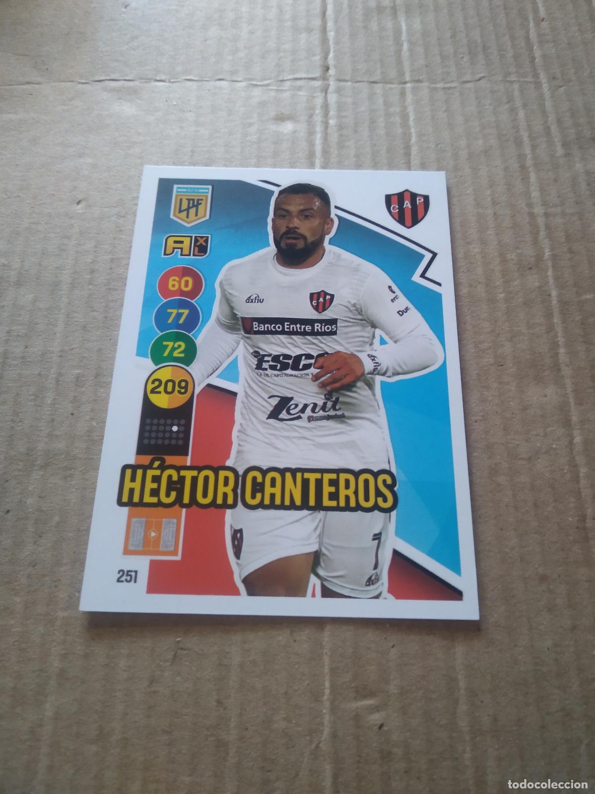 Fu&szlig;ball-Sticker: 251 HECTOR CANTEROS PATRONATO CROMO FUTBOL ARGENTINO PANINI LIGA ARGENTINA 2021 ADRENALYN