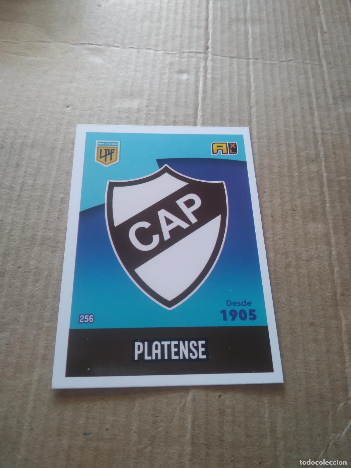 Cromos de F&uacute;tbol: 256 ESCUDO PLATENSE CROMO FUTBOL ARGENTINO PANINI LIGA ARGENTINA 2021 ADRENALYN