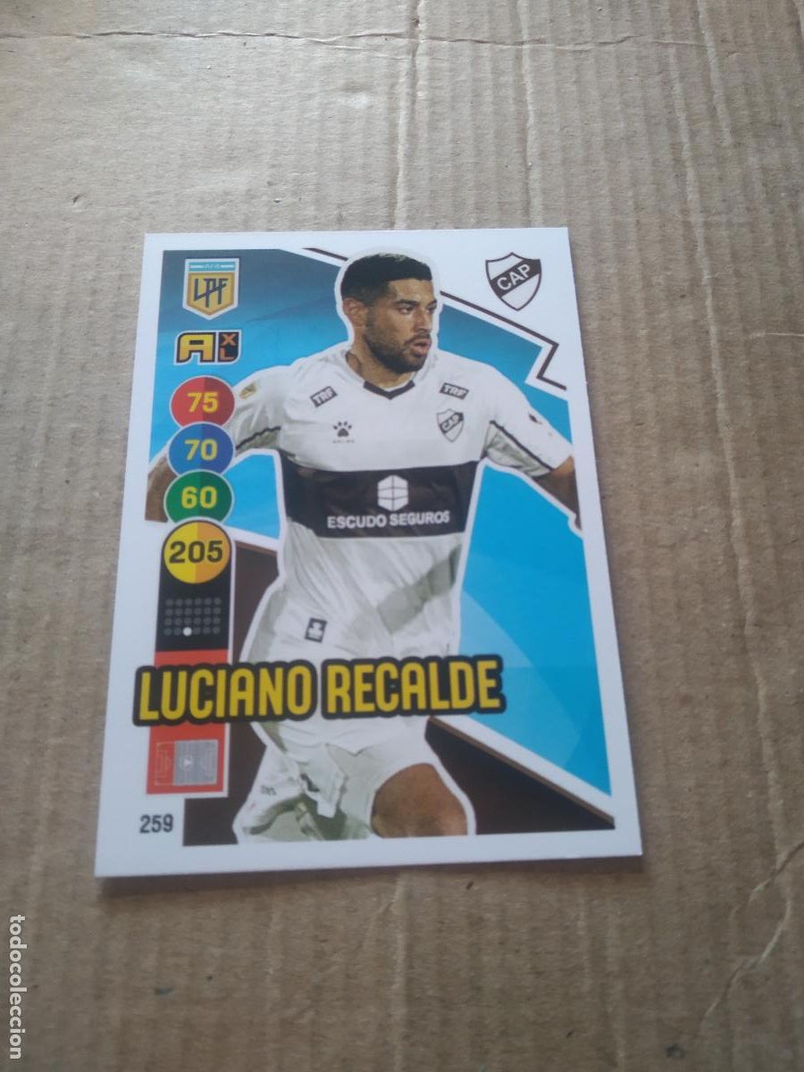 Cromos de F&uacute;tbol: 259 LUCIANO RECALDE PLATENSE CROMO FUTBOL ARGENTINO PANINI LIGA ARGENTINA 2021 ADRENALYN