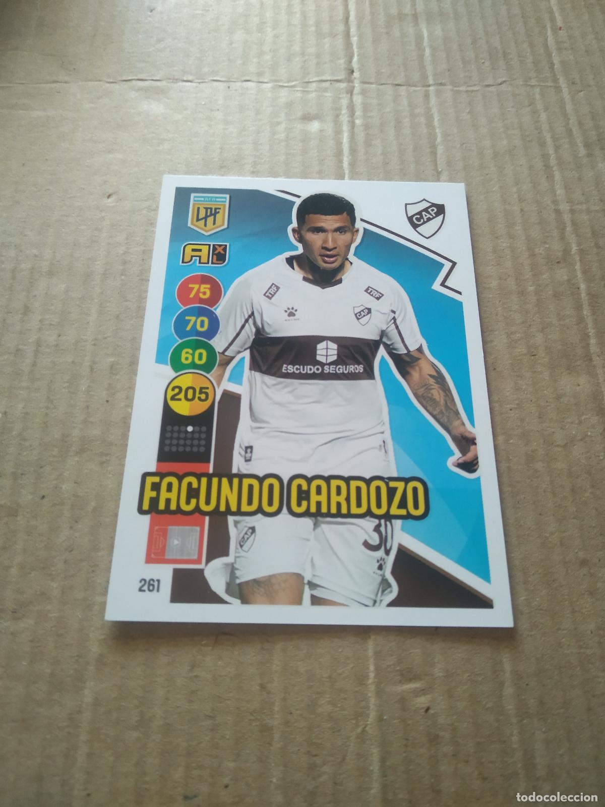 Cromos de F&uacute;tbol: 261 FACUNDO CARDOZO PLATENSE CROMO FUTBOL ARGENTINO PANINI LIGA ARGENTINA 2021 ADRENALYN