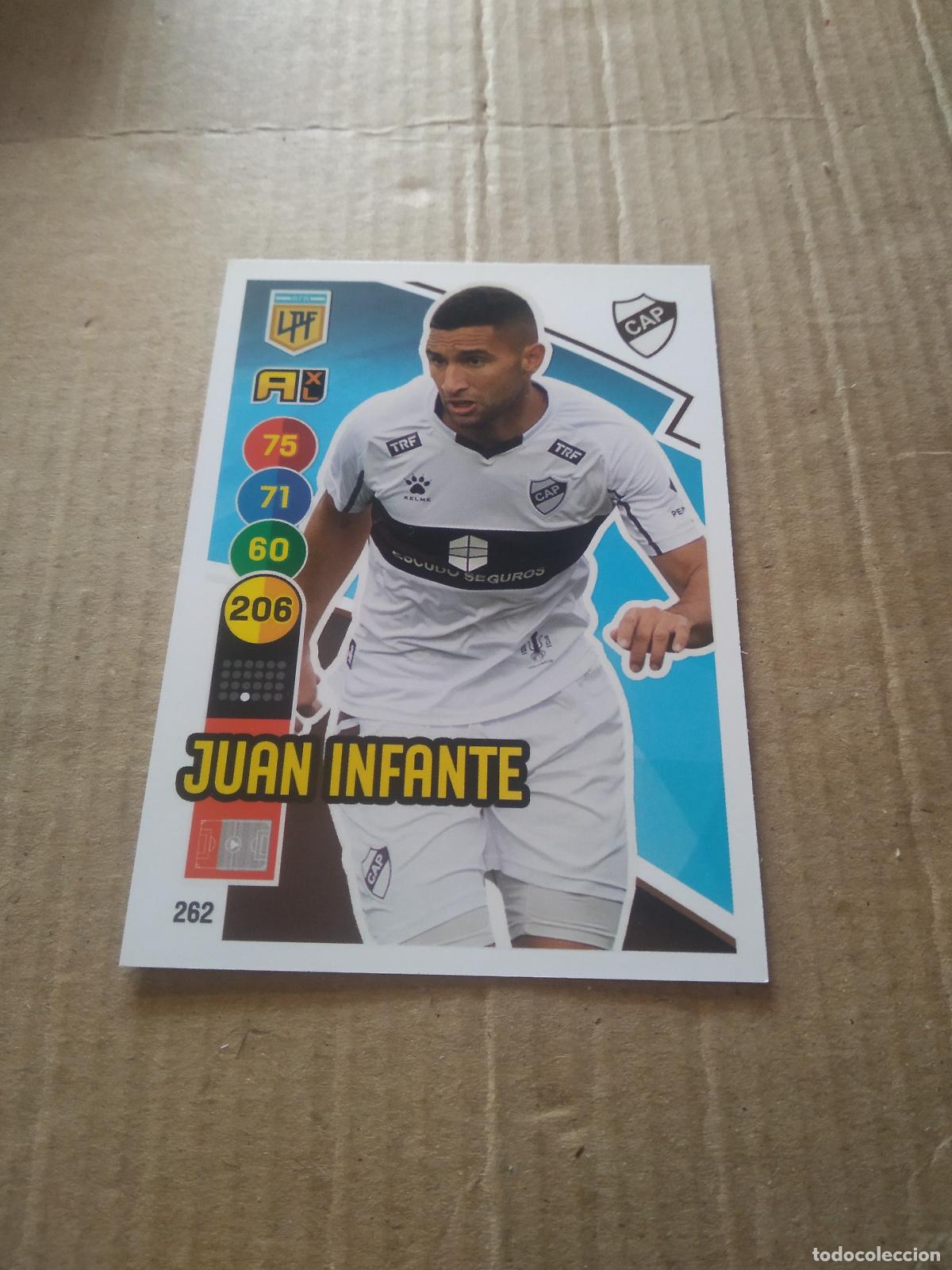 Cromos de F&uacute;tbol: 262 JUAN INFANTE PLATENSE CROMO FUTBOL ARGENTINO PANINI LIGA ARGENTINA 2021 ADRENALYN