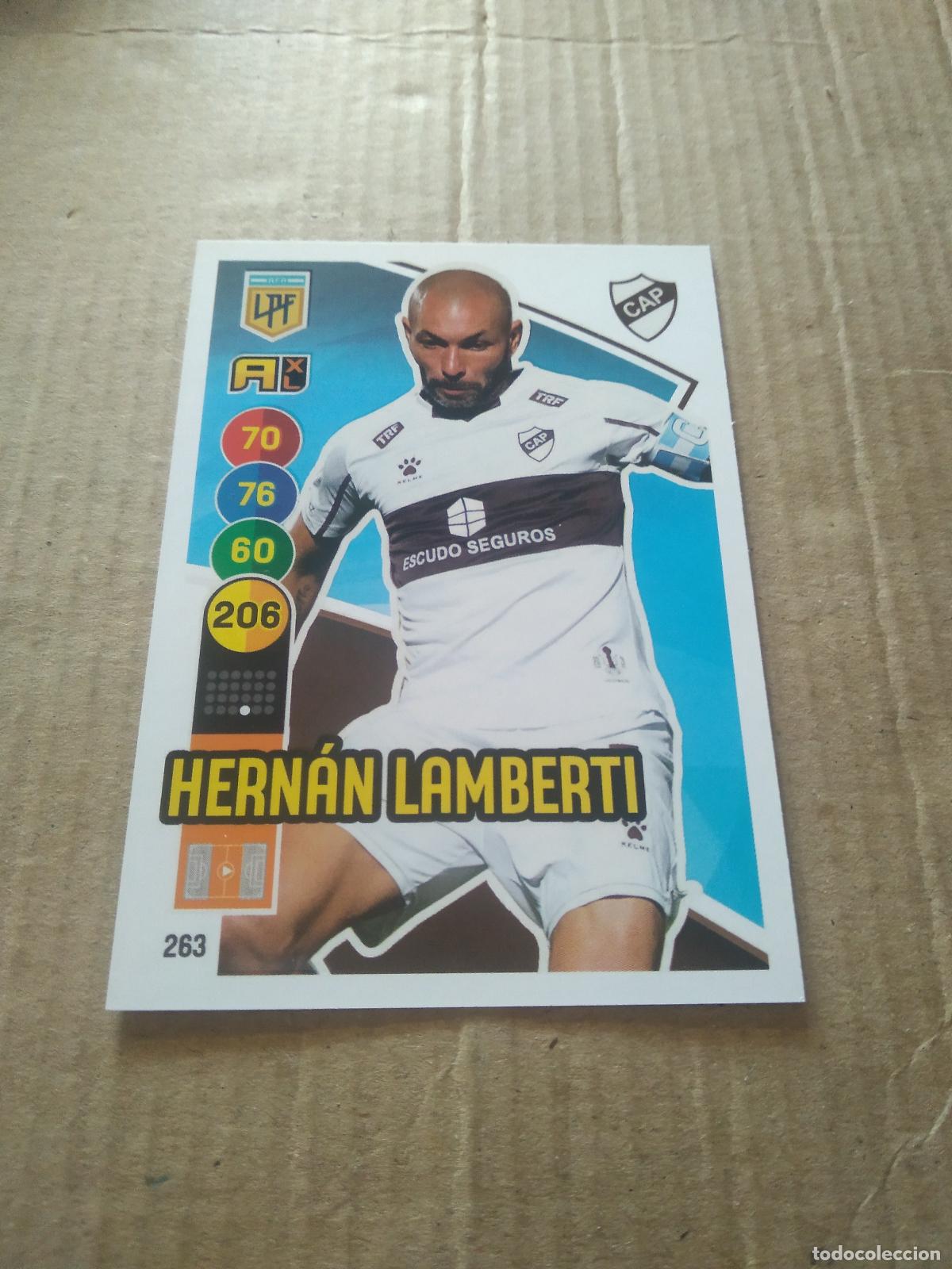 Cromos de F&uacute;tbol: 263 HERNAN LAMBERTI PLATENSE CROMO FUTBOL ARGENTINO PANINI LIGA ARGENTINA 2021 ADRENALYN