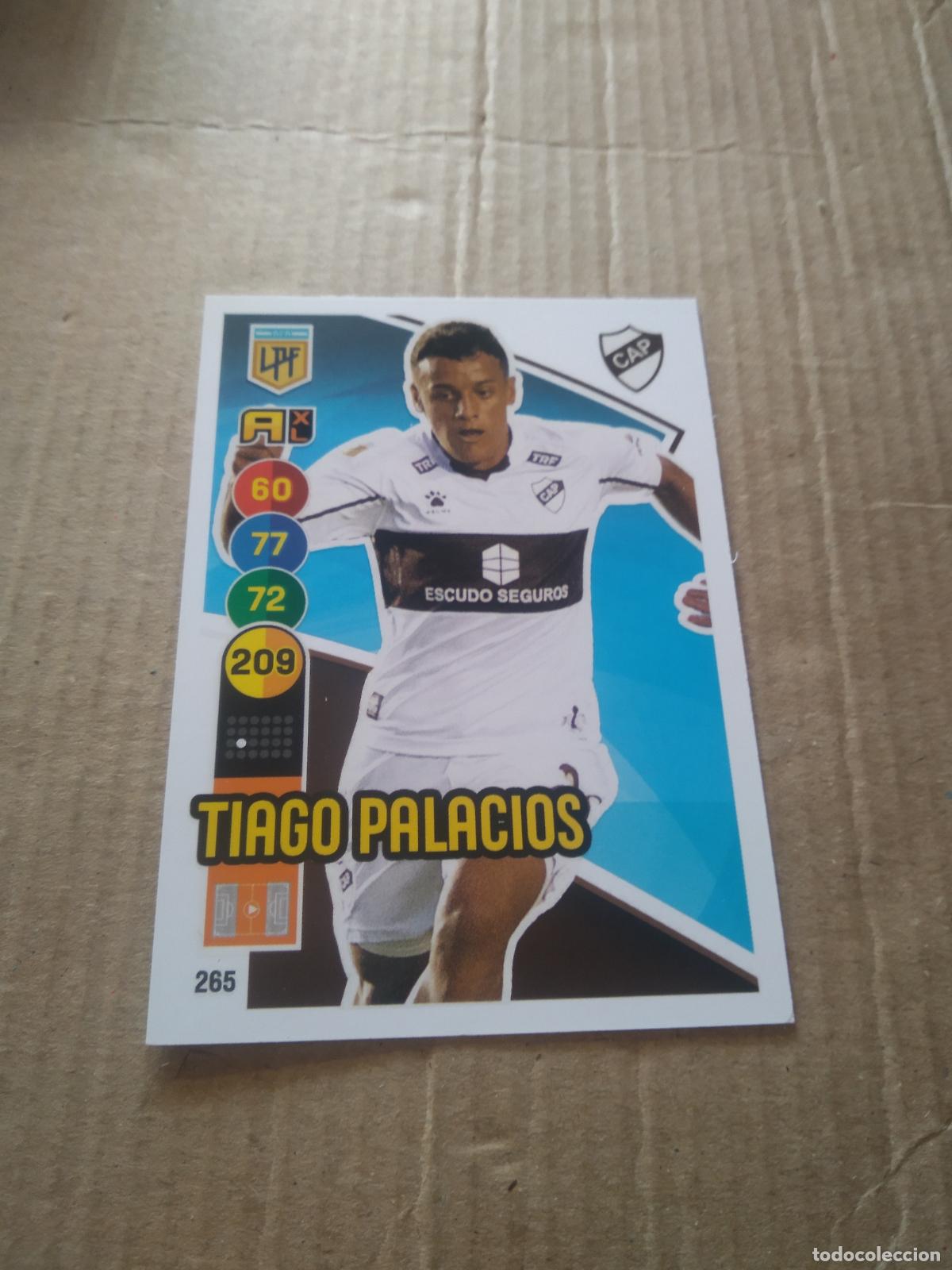Cromos de F&uacute;tbol: 265 TIAGO PALACIOS PLATENSE CROMO FUTBOL ARGENTINO PANINI LIGA ARGENTINA 2021 ADRENALYN