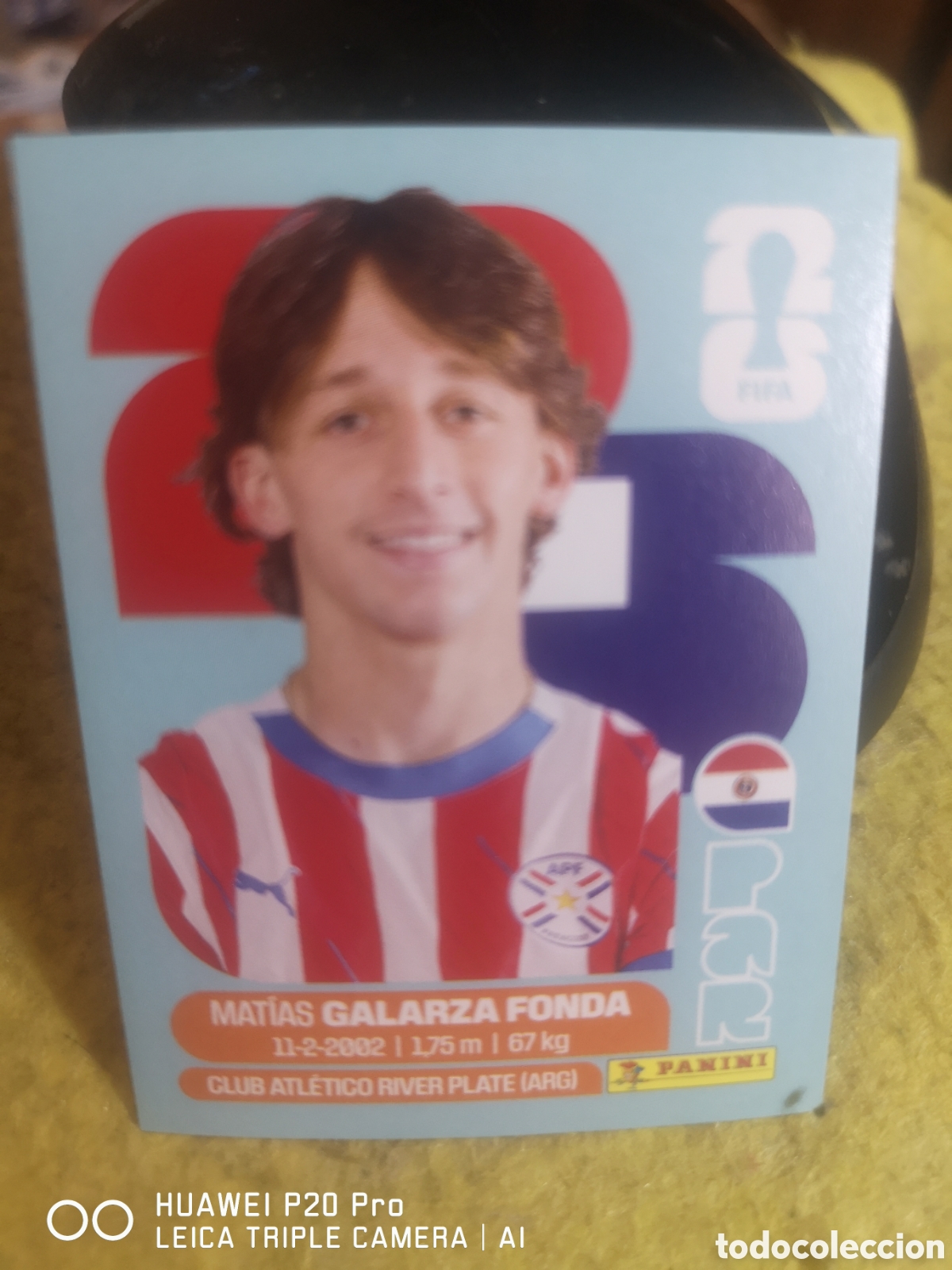 Cromos de F&uacute;tbol: FIFA WORLD CUP MUNDIAL 2026 GALARZA FONDA - PAR 14