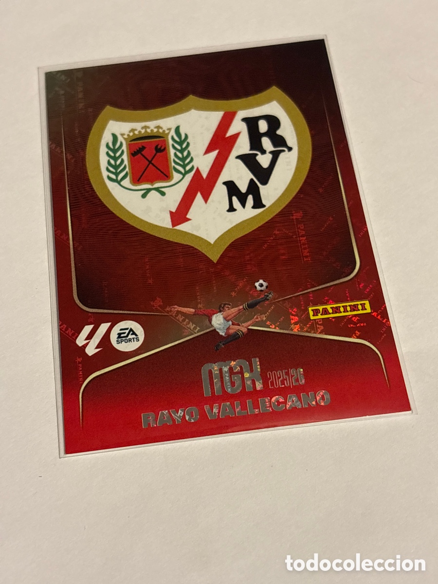 Cromos de F&uacute;tbol: MEGACRACKS 25-26/ RAYO V/ 289 ESCUDO