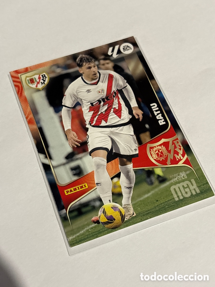 Cromos de F&uacute;tbol: MEGACRACKS 25-26/ RAYO V/ 293 RATIU