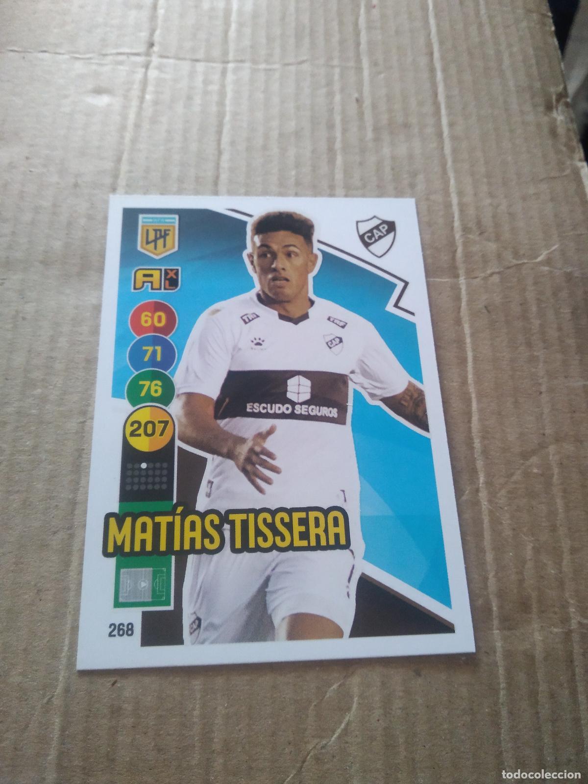Fu&szlig;ball-Sticker: 268 MATIAS TISSERA PLATENSE CROMO FUTBOL ARGENTINO PANINI LIGA ARGENTINA 2021 ADRENALYN