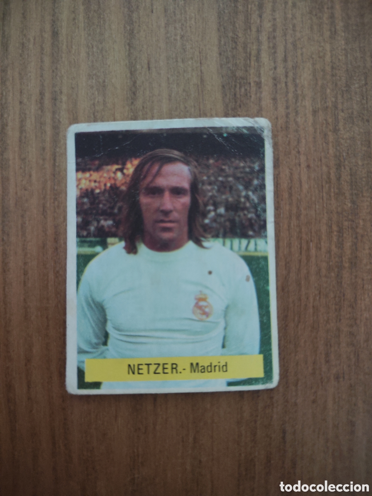 Football Stickers: Fini 75 76 sin pegar dep&oacute;sito MU Real Madrid Netzer