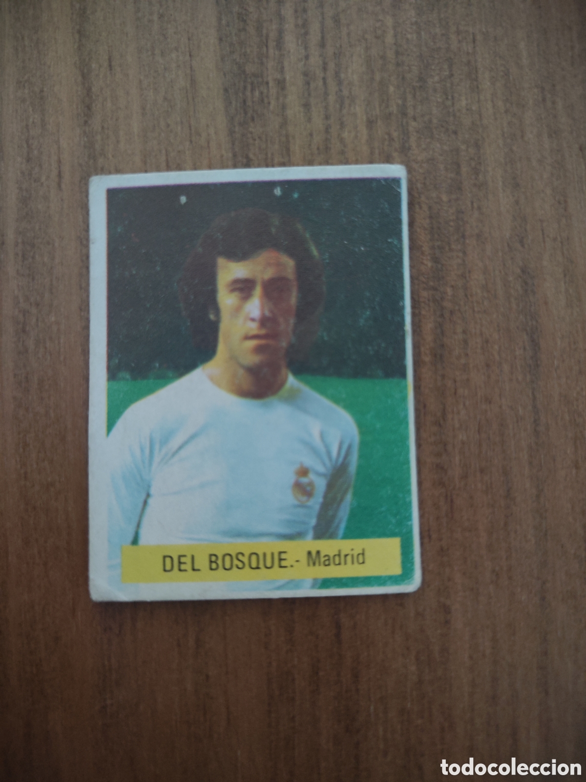 Football Stickers: Fini 75 76 sin pegar dep&oacute;sito MU Real Madrid Del Bosque