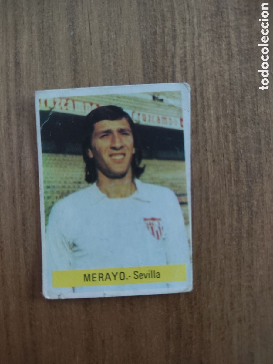 Figurine di Calcio: Fini 75 76 sin pegar dep&oacute;sito MU Sevilla Merayo