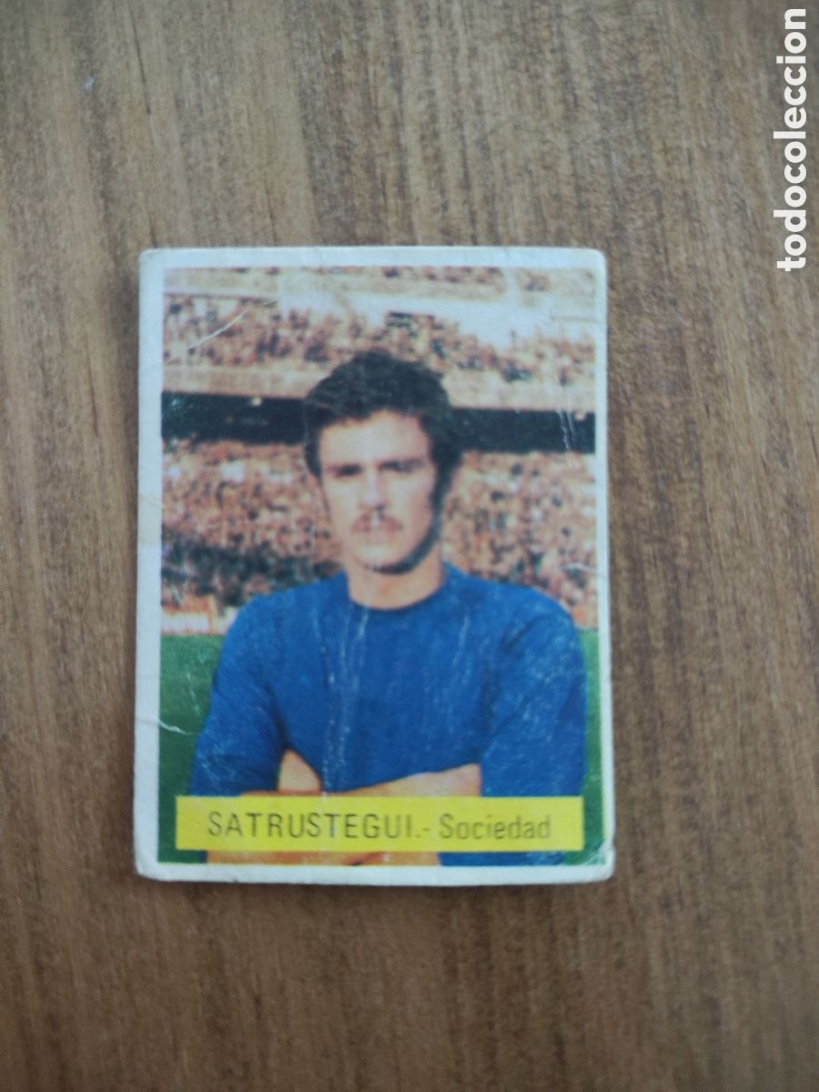 Figurine di Calcio: Fini 75 76 sin pegar dep&oacute;sito MU Real Sociedad Satr&uacute;stegui
