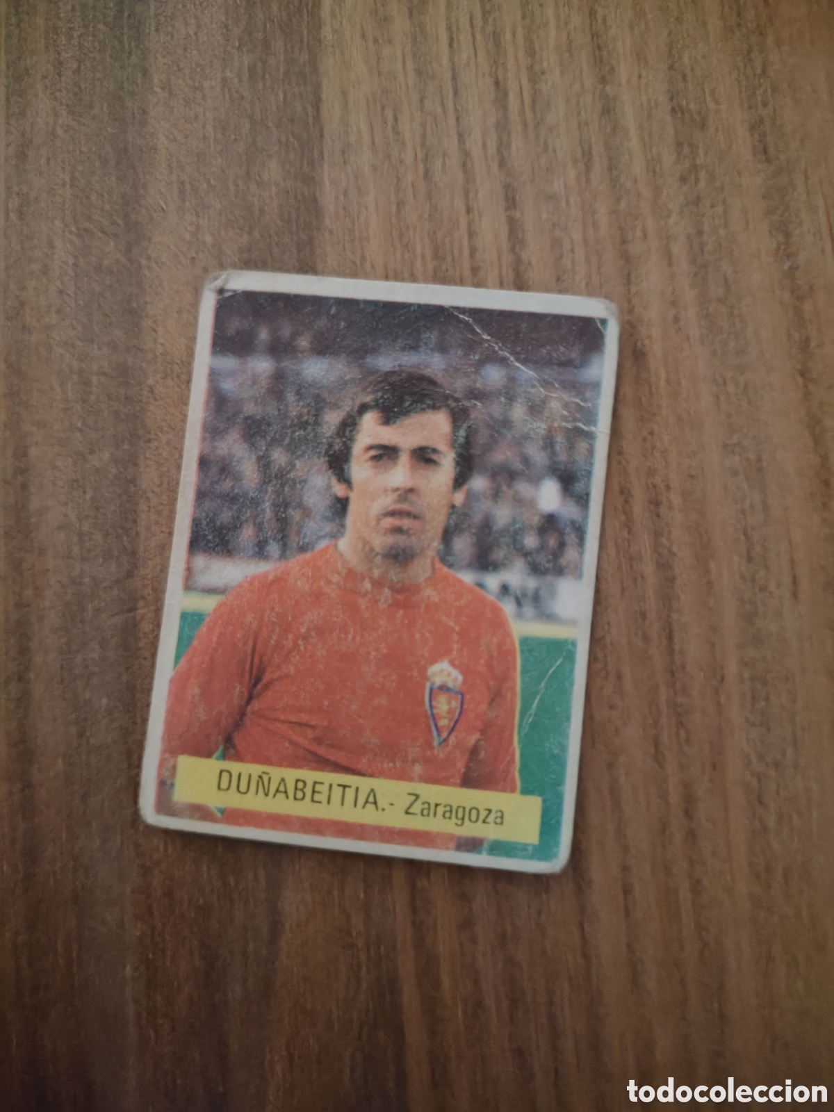 Figurine di Calcio: Fini 75 76 sin pegar dep&oacute;sito MU Zaragoza Du&ntilde;abeitia