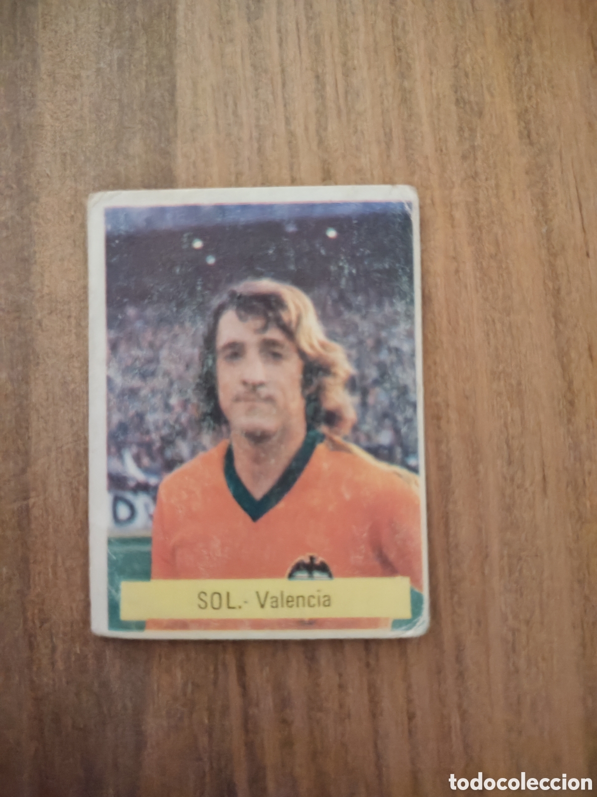 Cromos de f&uacute;tbol: Fini 75 76 sin pegar dep&oacute;sito MU Valencia Sol