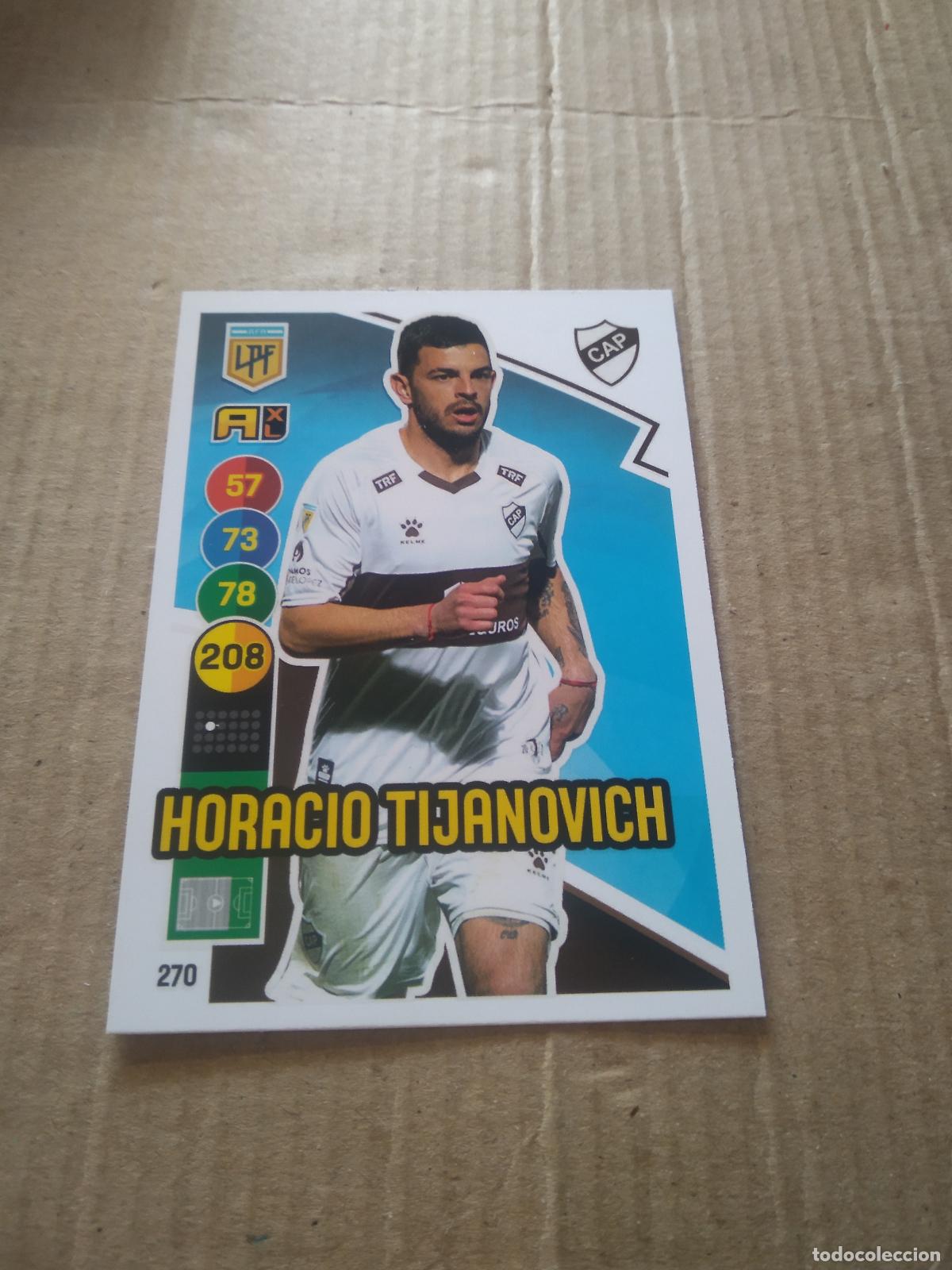 Fu&szlig;ball-Sticker: 270 HORACIO TIJANOVICH PLATENSE CROMO FUTBOL ARGENTINO PANINI LIGA ARGENTINA 2021 ADRENALYN