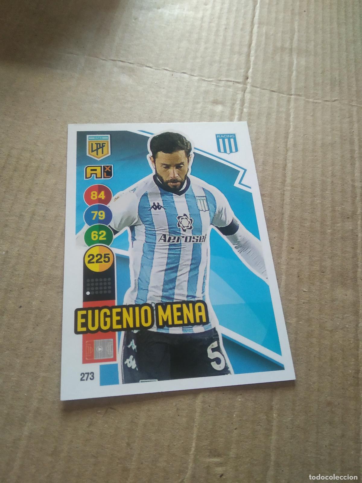 Cromos de F&uacute;tbol: 273 EUGENIO MENA RACING CROMO FUTBOL ARGENTINO PANINI LIGA ARGENTINA 2021 ADRENALYN