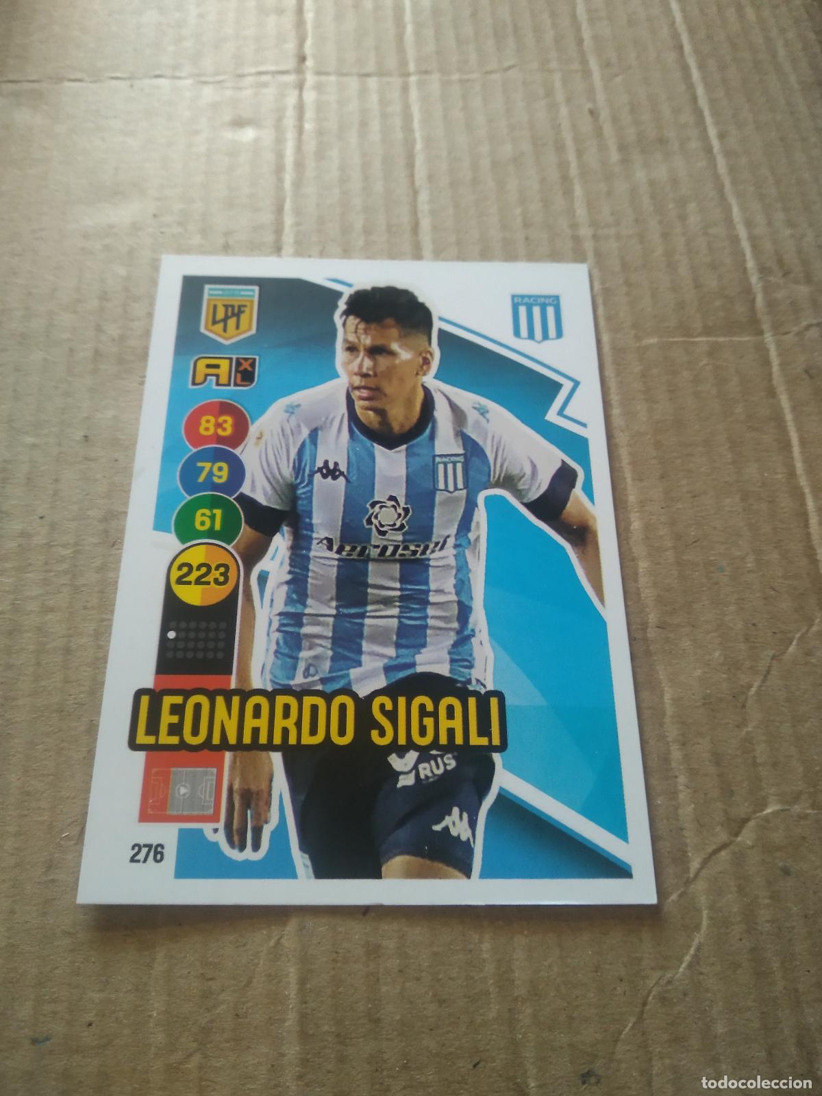 Cromos de F&uacute;tbol: 276 LEONARDO SIGALI RACING CROMO FUTBOL ARGENTINO PANINI LIGA ARGENTINA 2021 ADRENALYN