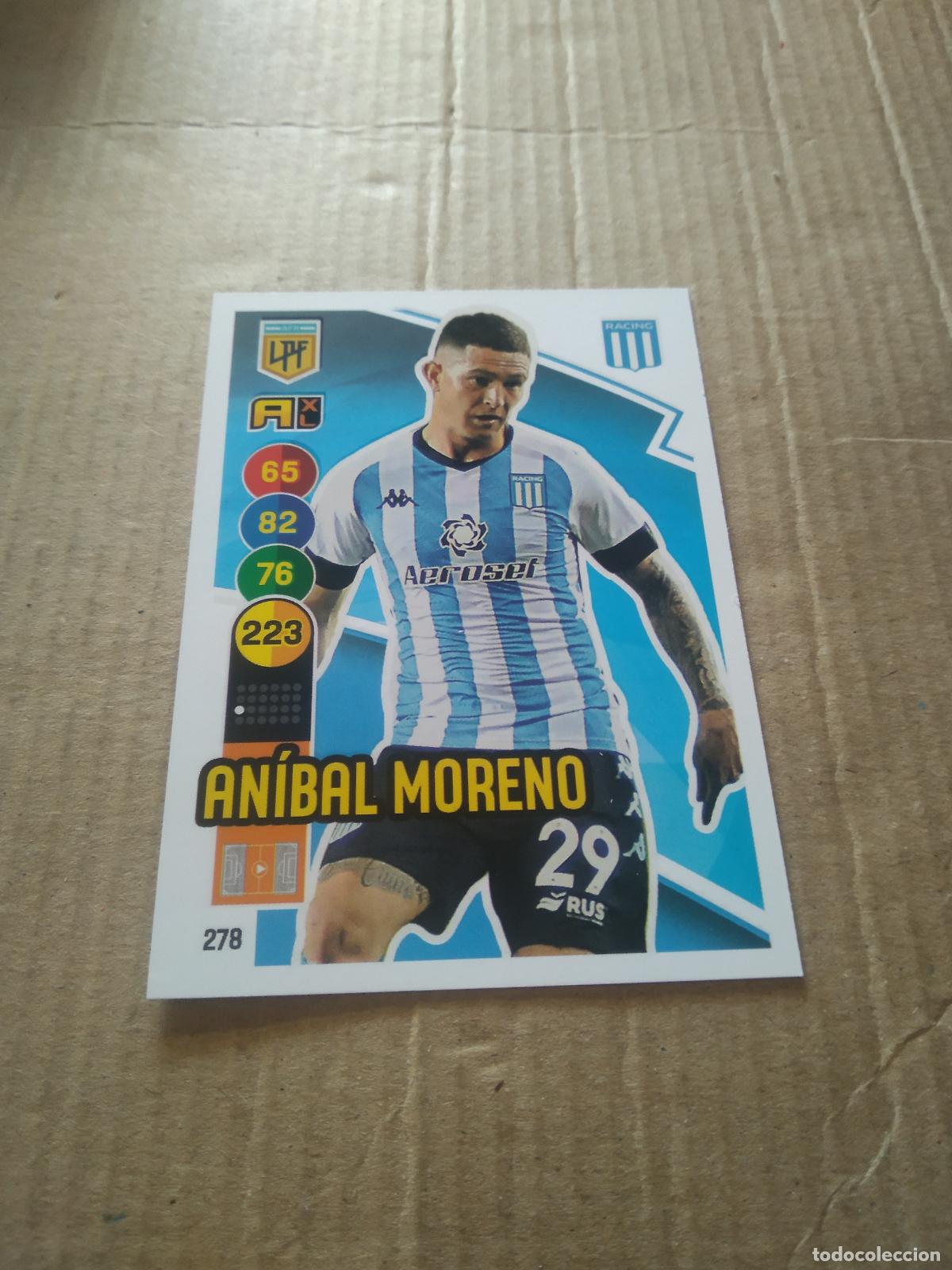Cromos de F&uacute;tbol: 278 ANIBAL MORENO RACING CROMO FUTBOL ARGENTINO PANINI LIGA ARGENTINA 2021 ADRENALYN