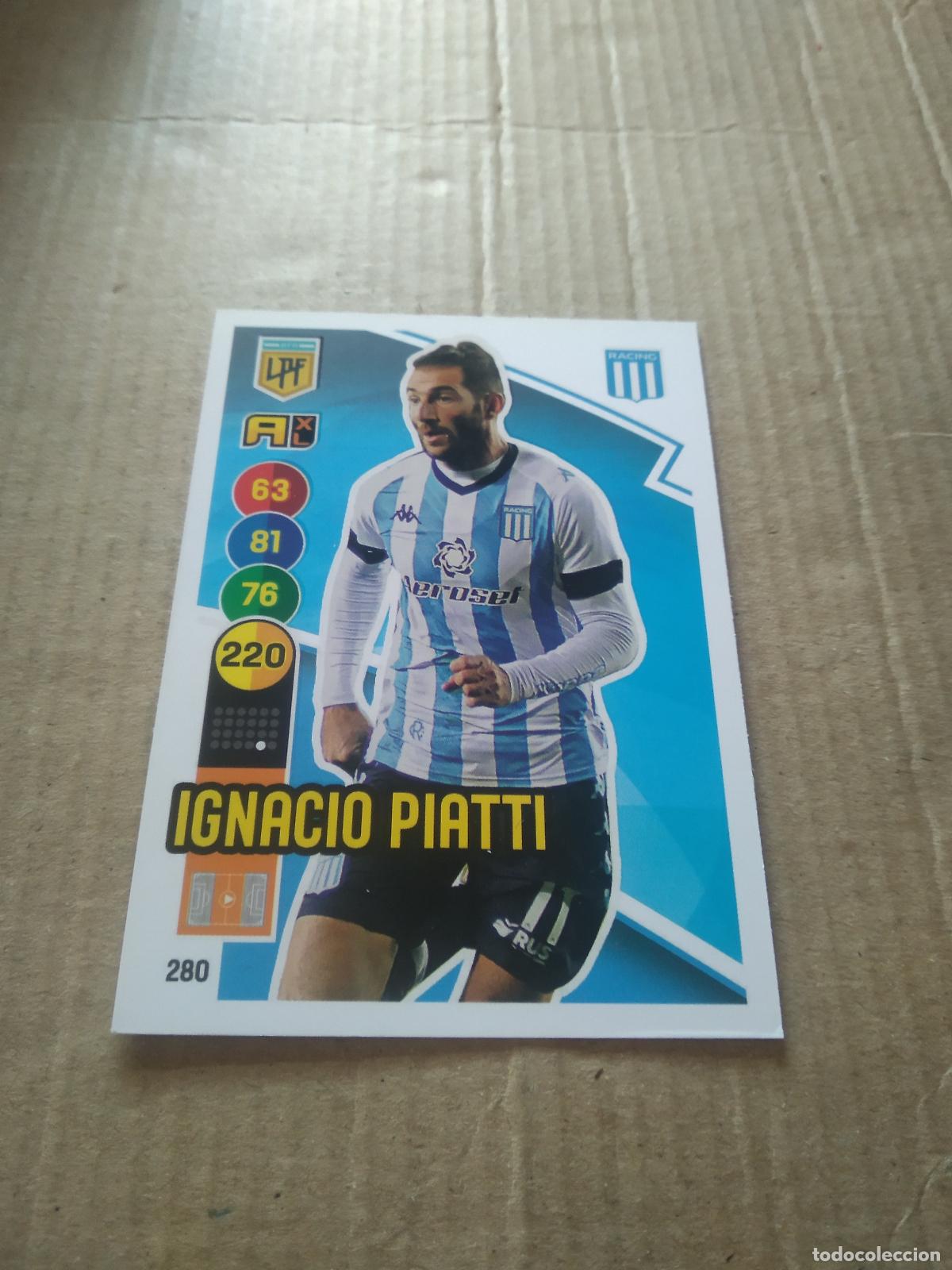 Cromos de F&uacute;tbol: 280 IGNACIO PIATTI RACING CROMO FUTBOL ARGENTINO PANINI LIGA ARGENTINA 2021 ADRENALYN