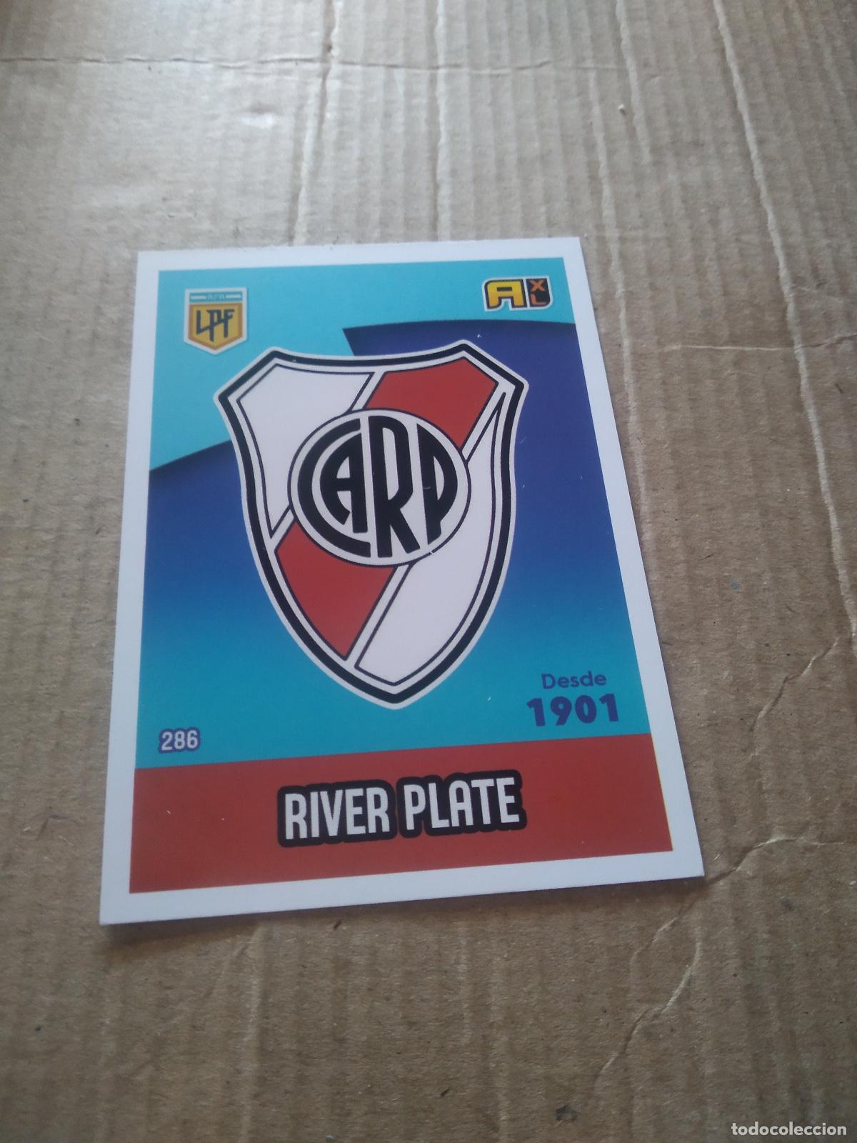 Cromos de F&uacute;tbol: 286 ESCUDO RIVER PLATE CROMO FUTBOL ARGENTINO PANINI LIGA ARGENTINA 2021 ADRENALYN