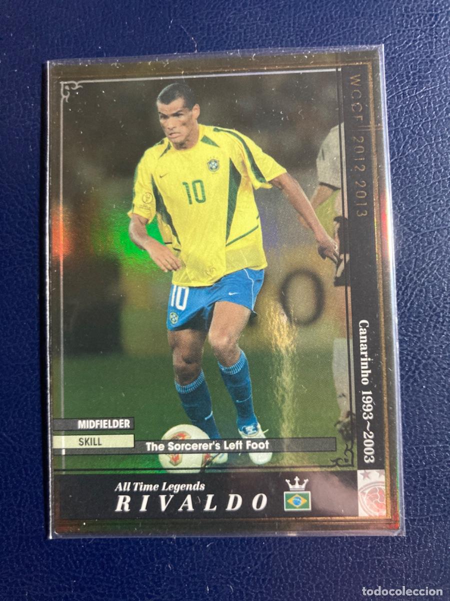 Cromos de F&uacute;tbol: Rivaldo - Brasil - WCCF SEGA 2012 2013 - Insert - All Time Legends - Panini