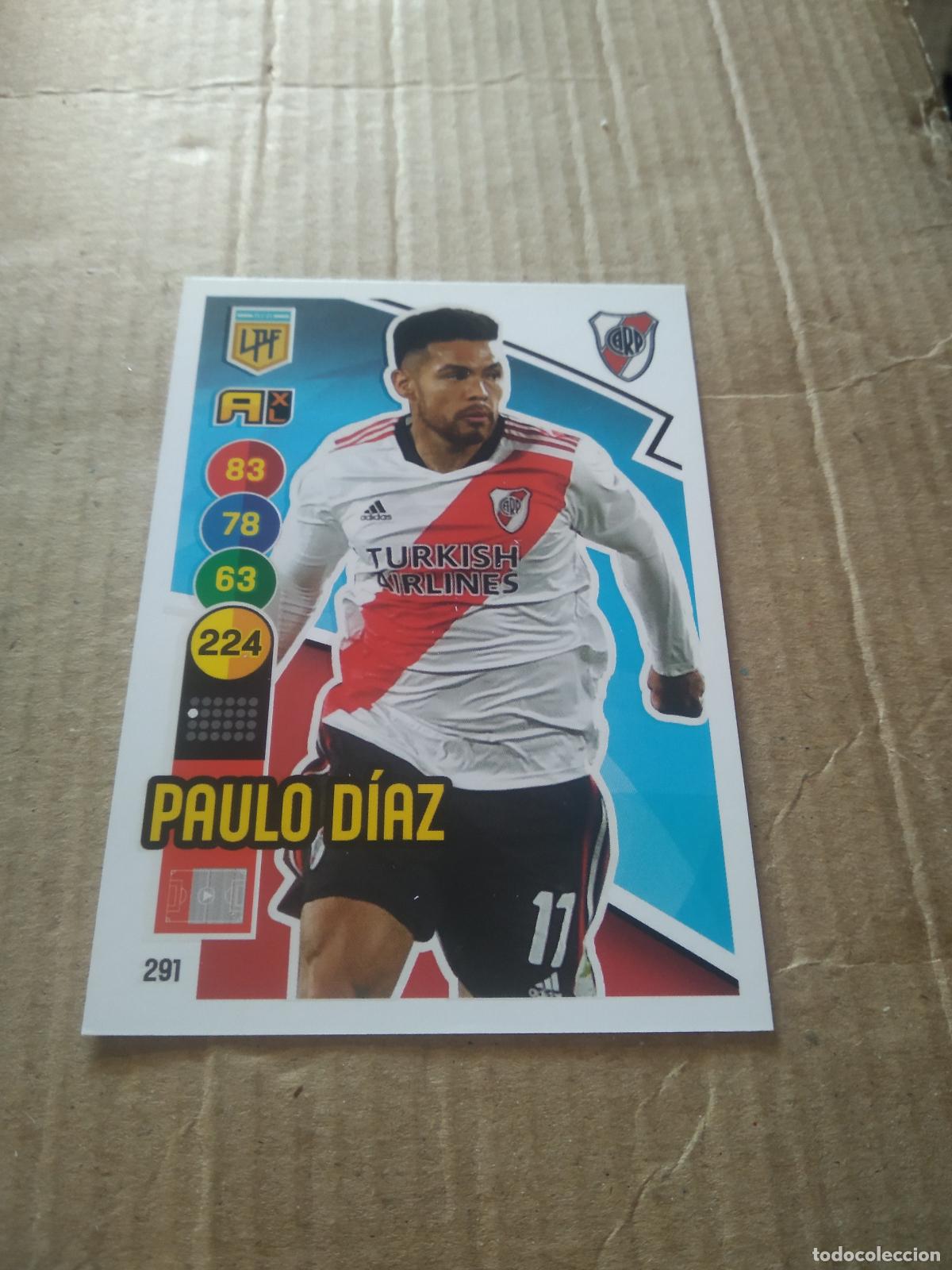 Cromos de F&uacute;tbol: 291 PAULO DIAZ RIVER PLATE CROMO FUTBOL ARGENTINO PANINI LIGA ARGENTINA 2021 ADRENALYN