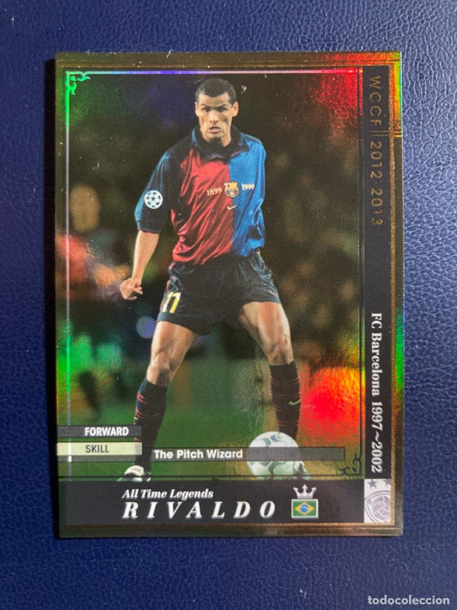 Cromos de F&uacute;tbol: Rivaldo - FC.Barcelona - WCCF SEGA 2012 2013 - Insert - All Time Legends - Panini