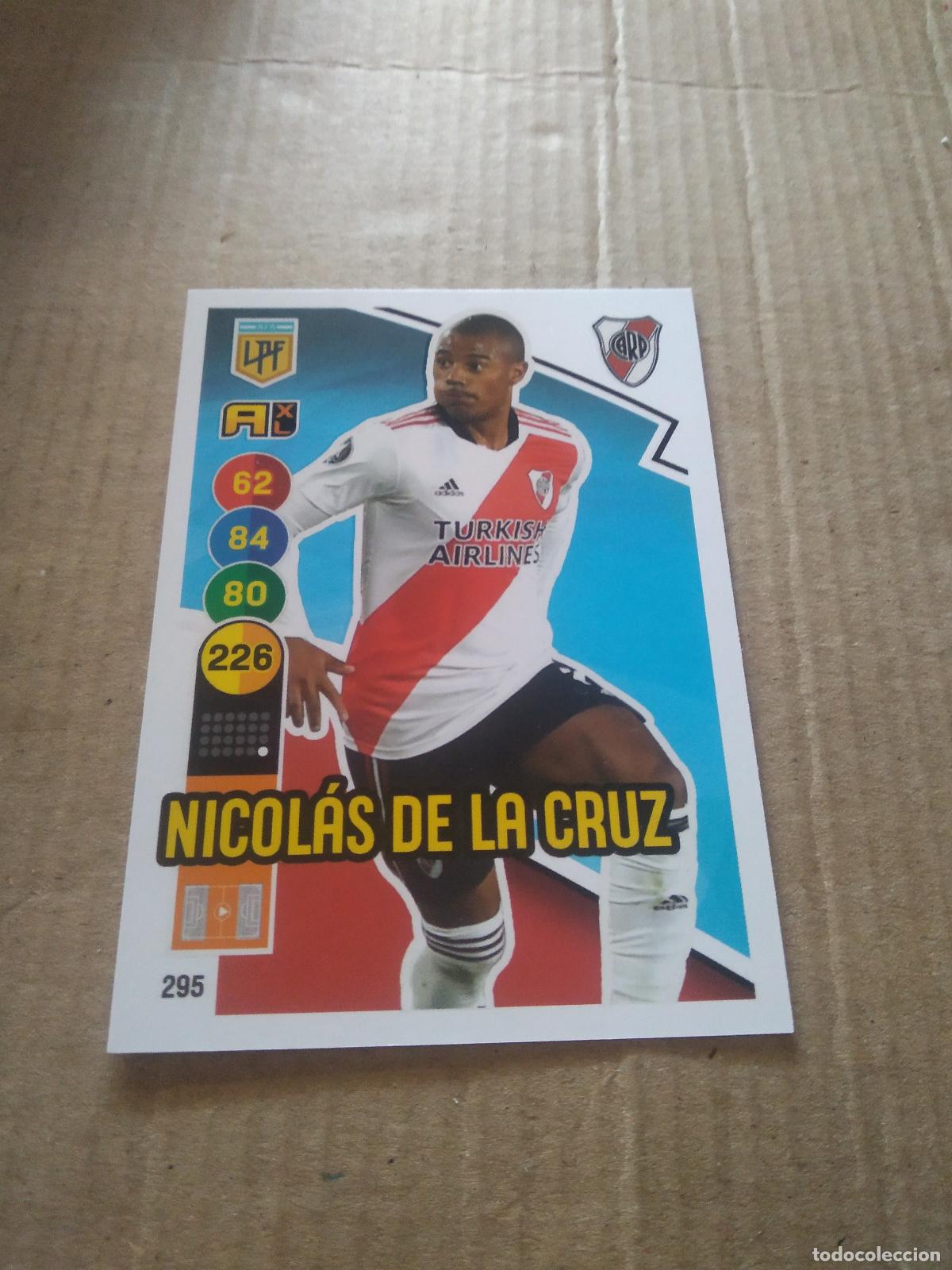 Cromos de F&uacute;tbol: 295 NICOLAS DE LA CRUZ RIVER PLATE CROMO FUTBOL ARGENTINO PANINI LIGA ARGENTINA 2021 ADRENALYN