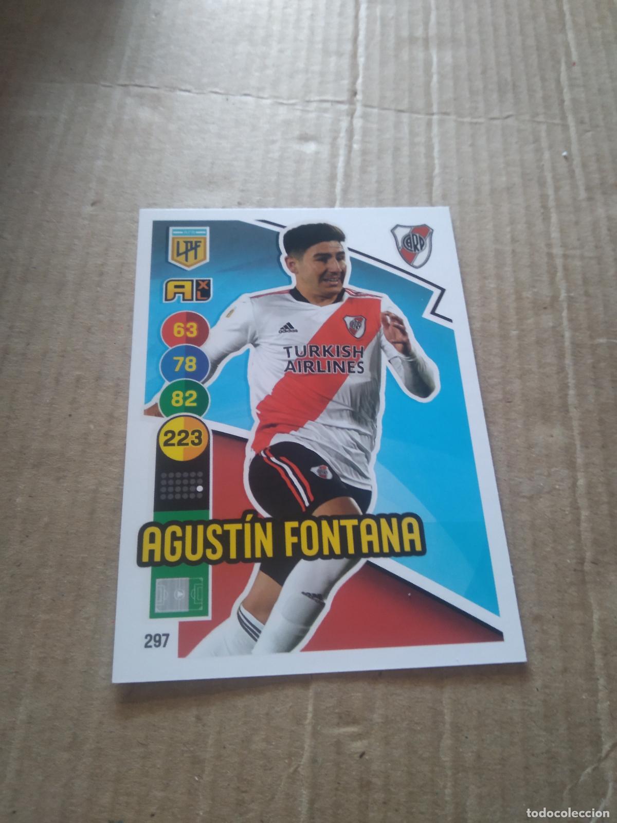 Cromos de F&uacute;tbol: 297 AGUSTIN FONTANA RIVER PLATE CROMO FUTBOL ARGENTINO PANINI LIGA ARGENTINA 2021 ADRENALYN