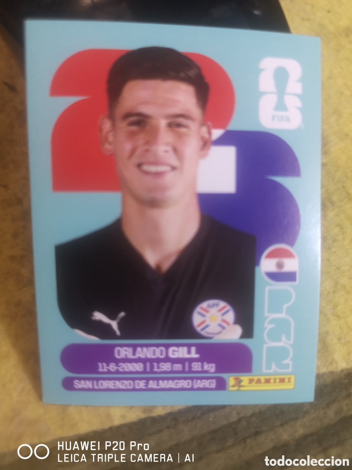 Cromos de F&uacute;tbol: FIFA WORLD CUP MUNDIAL 2026 ORLANDO GILL - PAR 3