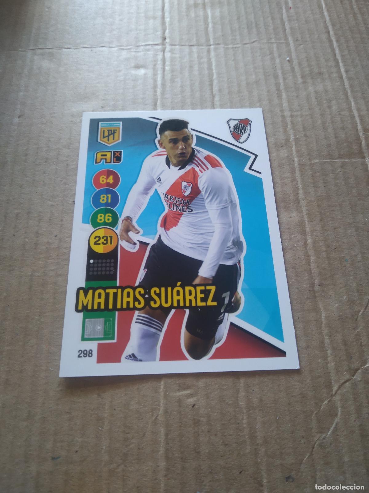 Cromos de F&uacute;tbol: 298 MATIAS SUAREZ RIVER PLATE CROMO FUTBOL ARGENTINO PANINI LIGA ARGENTINA 2021 ADRENALYN
