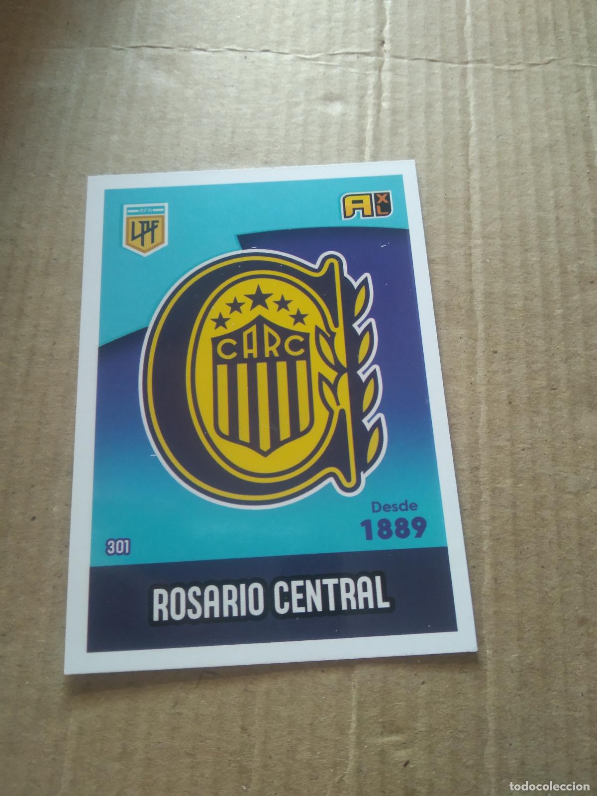 Cromos de F&uacute;tbol: 301 ESCUDO ROSARIO CENTRAL CROMO FUTBOL ARGENTINO PANINI LIGA ARGENTINA 2021 ADRENALYN