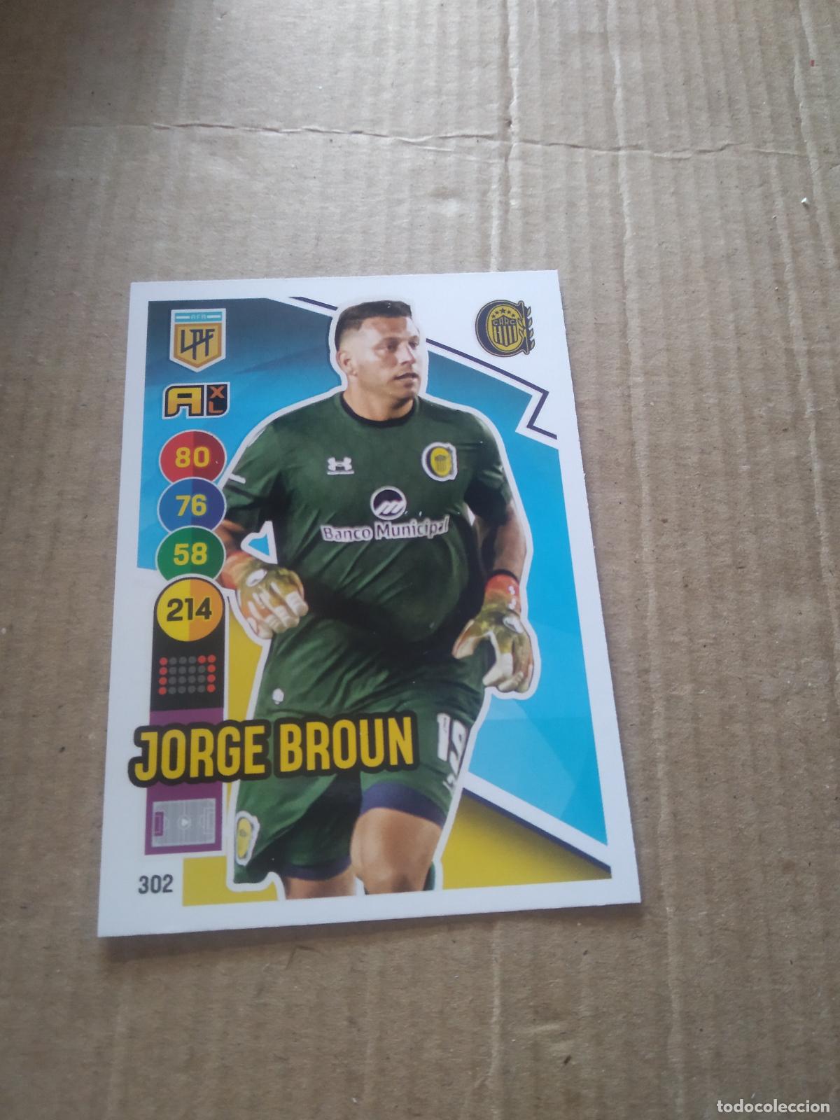 Cromos de F&uacute;tbol: 302 JORGE BROUN ROSARIO CENTRAL CROMO FUTBOL ARGENTINO PANINI LIGA ARGENTINA 2021 ADRENALYN