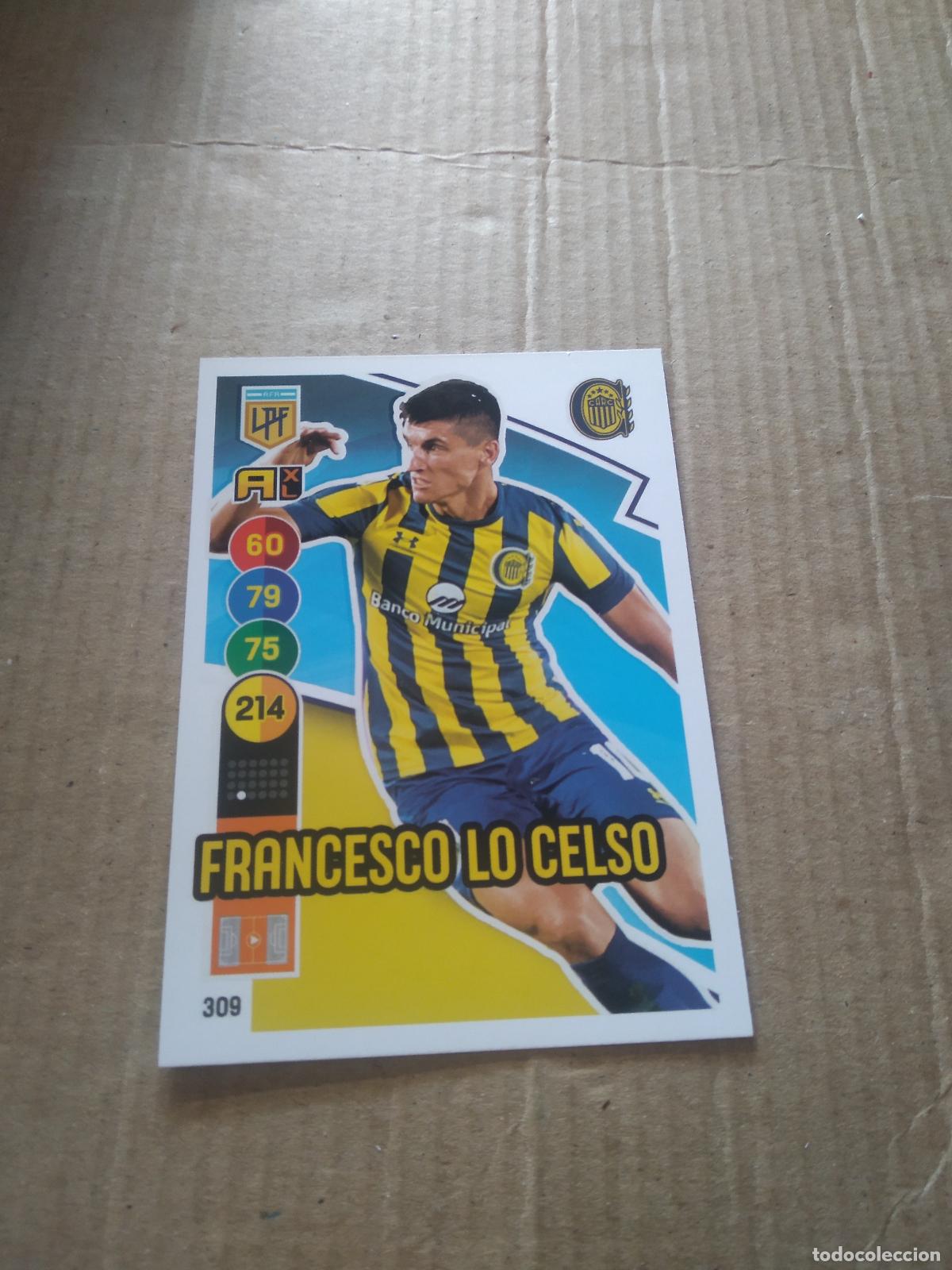 Cromos de F&uacute;tbol: 309 FRANCESCO LO CELSO ROSARIO CENTRAL CROMO FUTBOL ARGENTINO PANINI LIGA ARGENTINA 2021 ADRENALYN