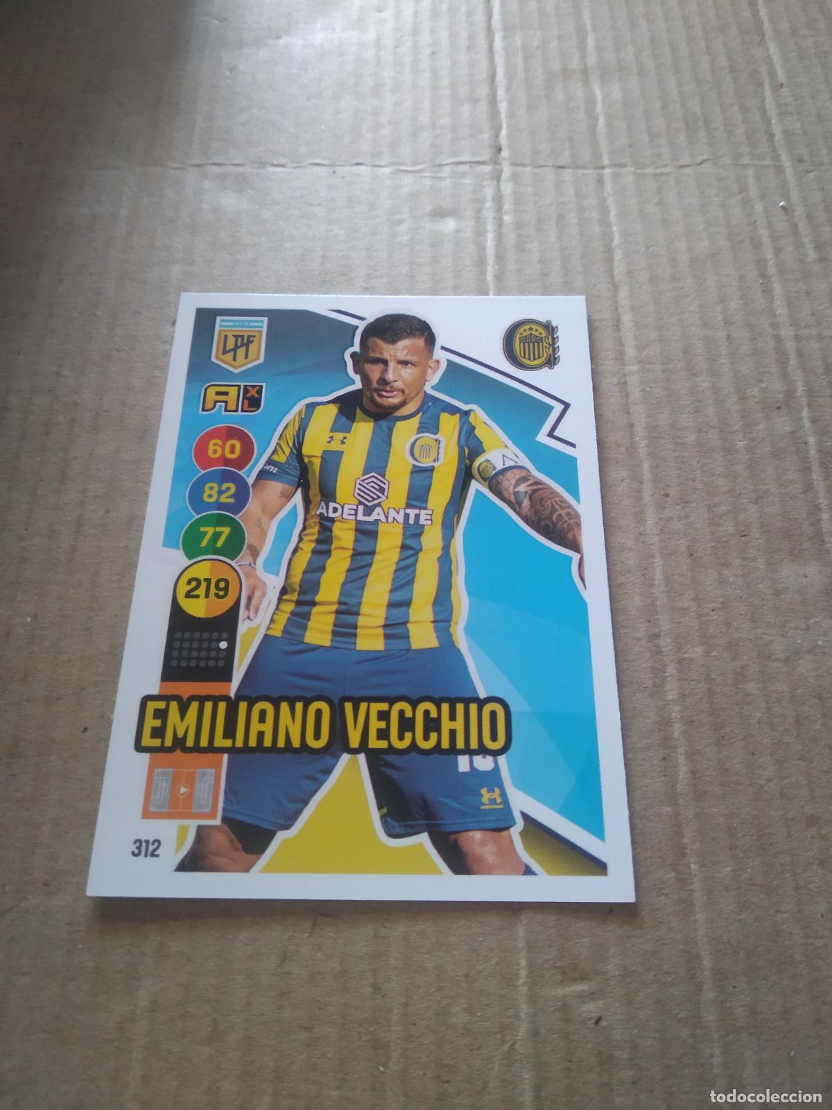 Cromos de F&uacute;tbol: 312 EMILIANO VECCHIO ROSARIO CENTRAL CROMO FUTBOL ARGENTINO PANINI LIGA ARGENTINA 2021 ADRENALYN