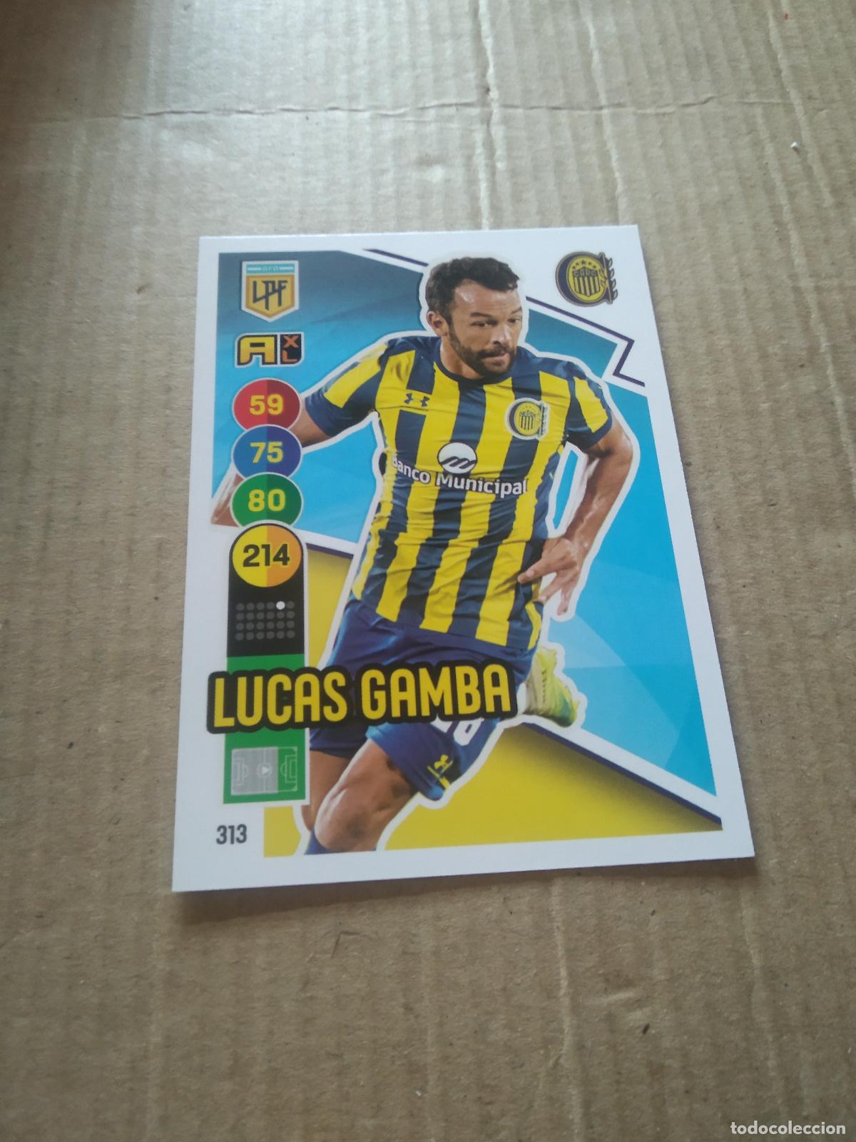 Cromos de F&uacute;tbol: 313 LUCAS GAMBA ROSARIO CENTRAL CROMO FUTBOL ARGENTINO PANINI LIGA ARGENTINA 2021 ADRENALYN