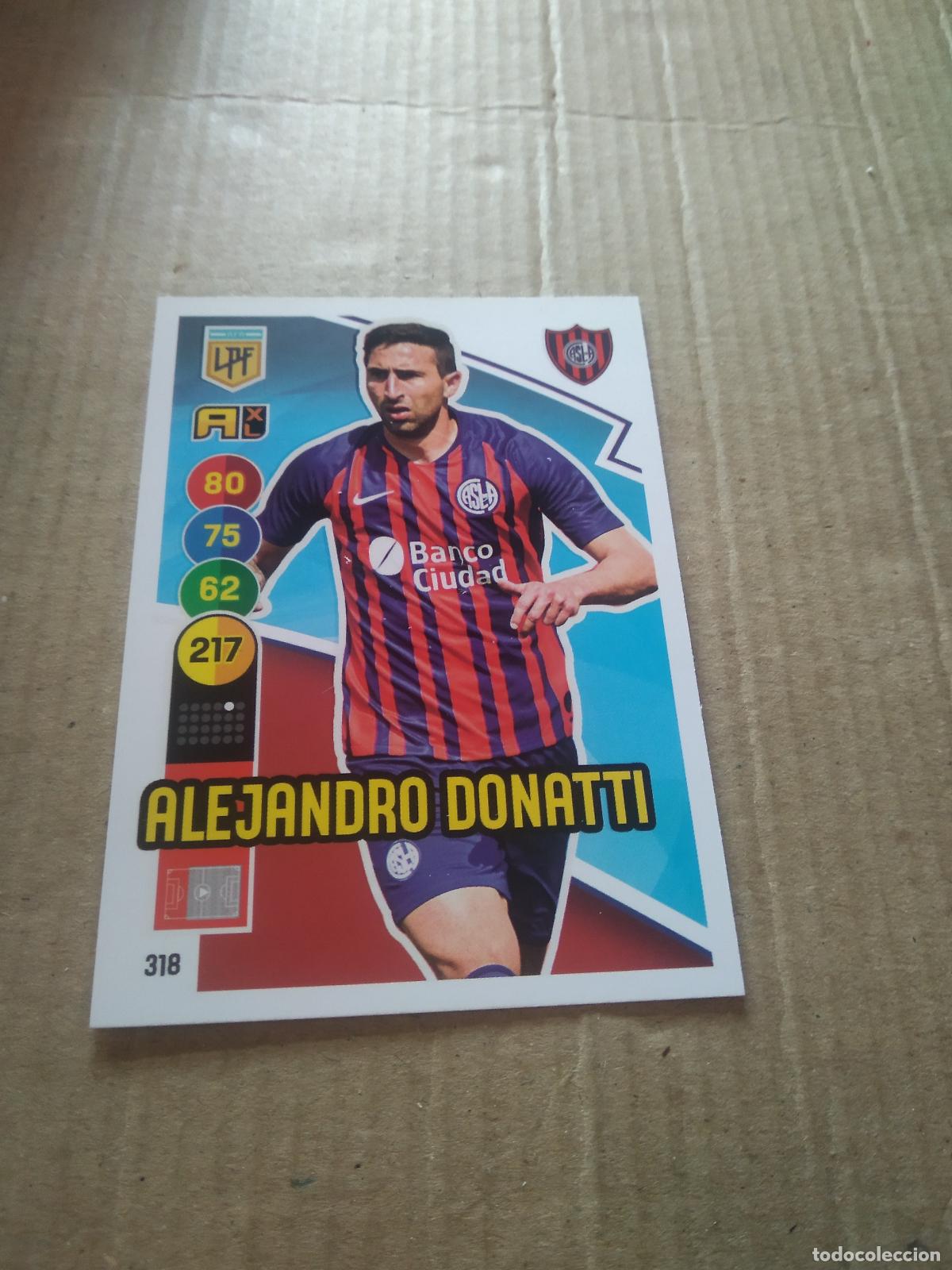 Cromos de F&uacute;tbol: 318 ALEJANDRO DONATTI SAN LORENZO CROMO FUTBOL ARGENTINO PANINI LIGA ARGENTINA 2021 ADRENALYN